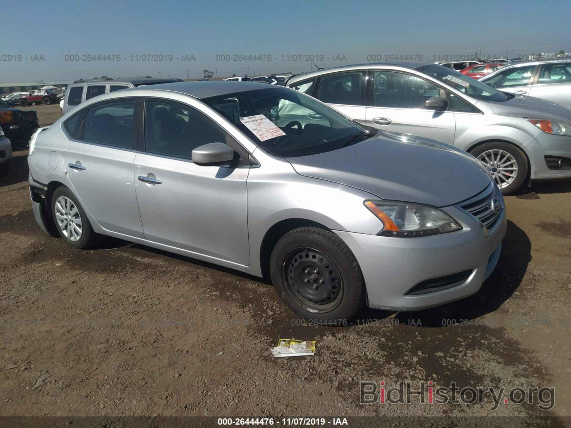 Photo 3N1AB7AP3EL610006 - NISSAN SENTRA 2014