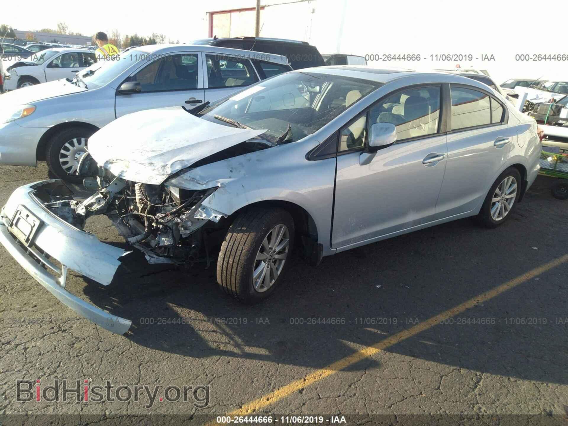 2012 HONDA CIVIC - VIN: 19XFB2F86CE316009 - Фото 2