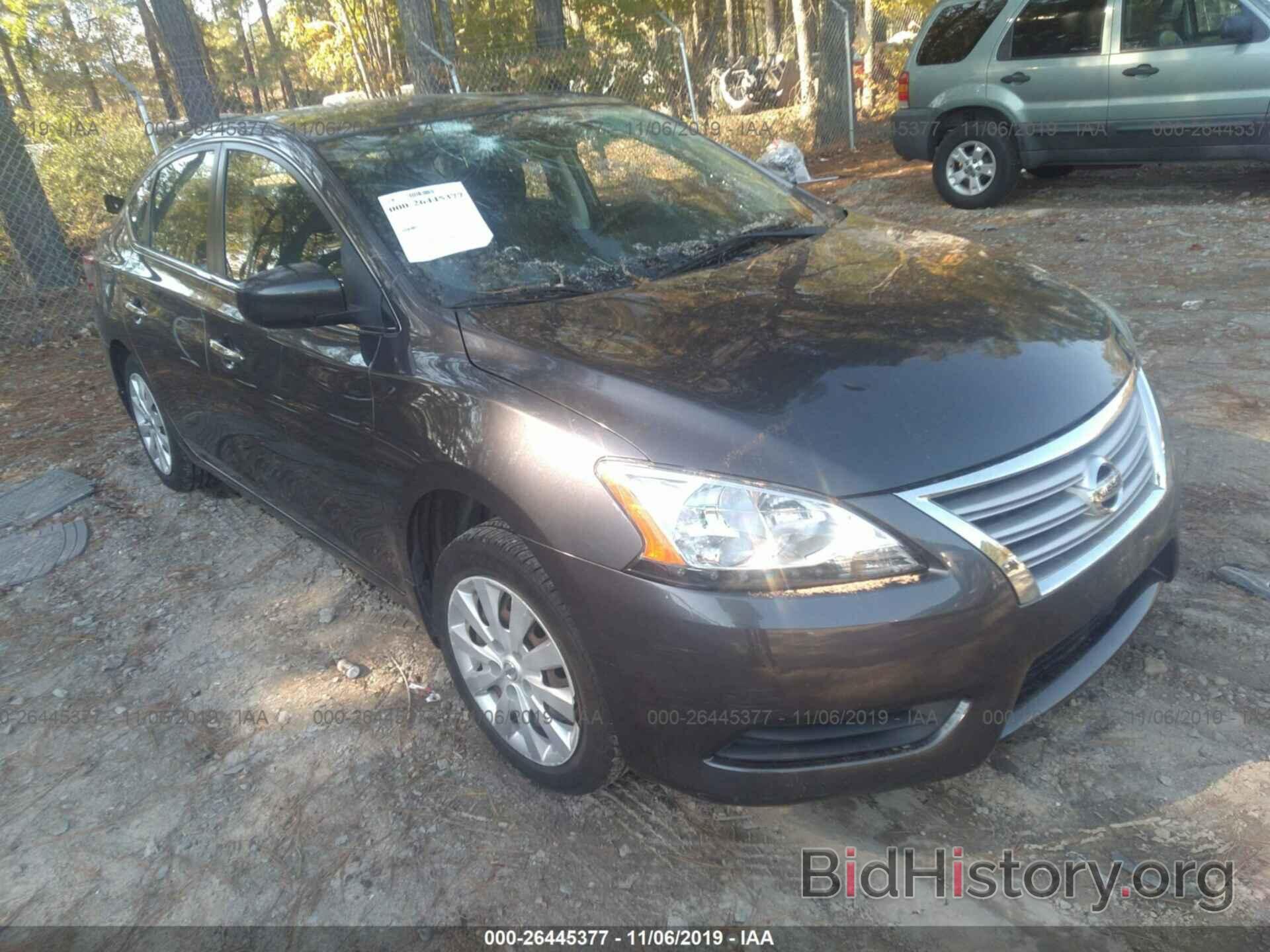 Photo 3N1AB7APXEL664001 - NISSAN SENTRA 2014