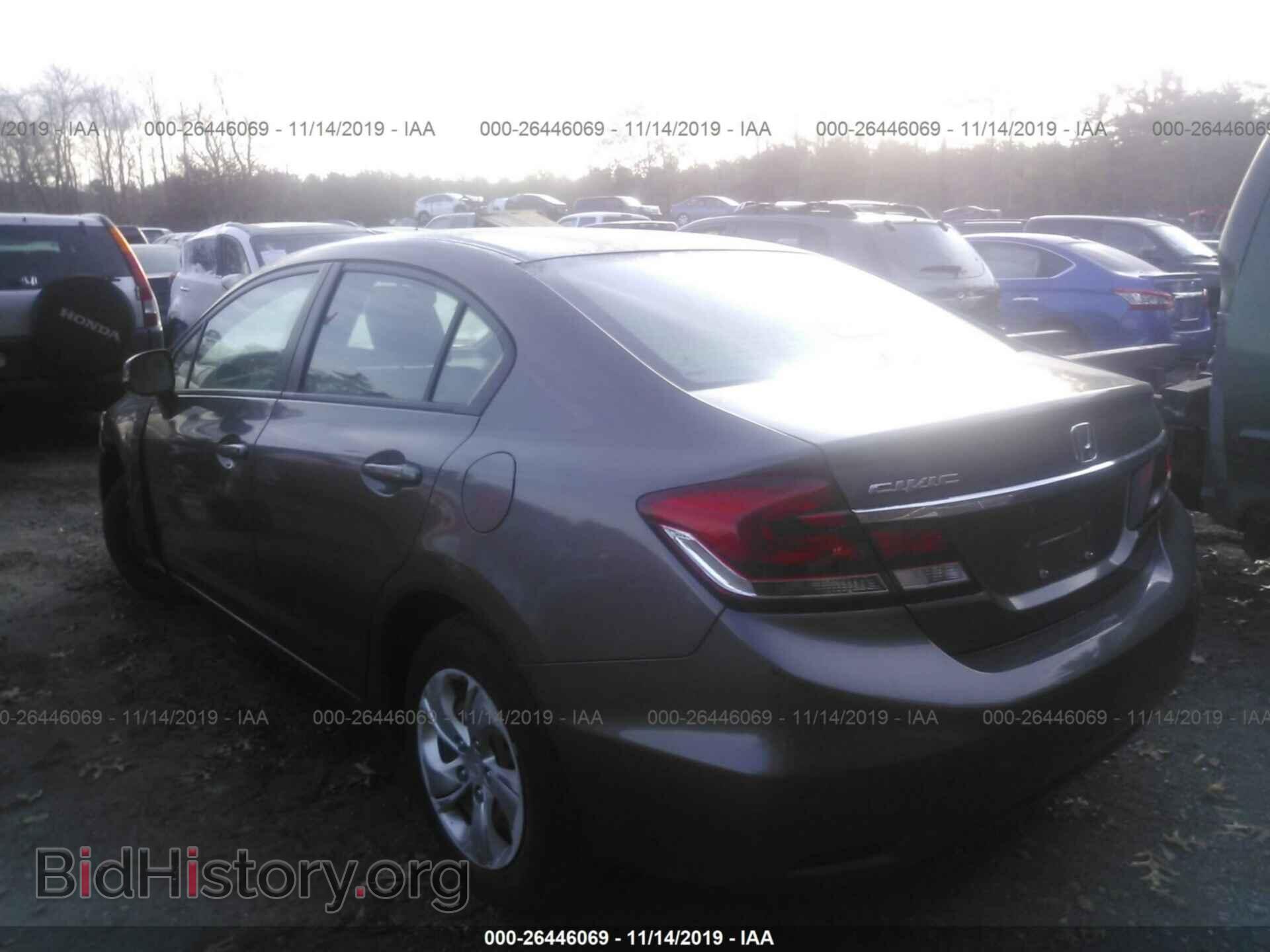 2013 HONDA CIVIC - VIN: 2HGFB2F53DH525852 - Фото 3