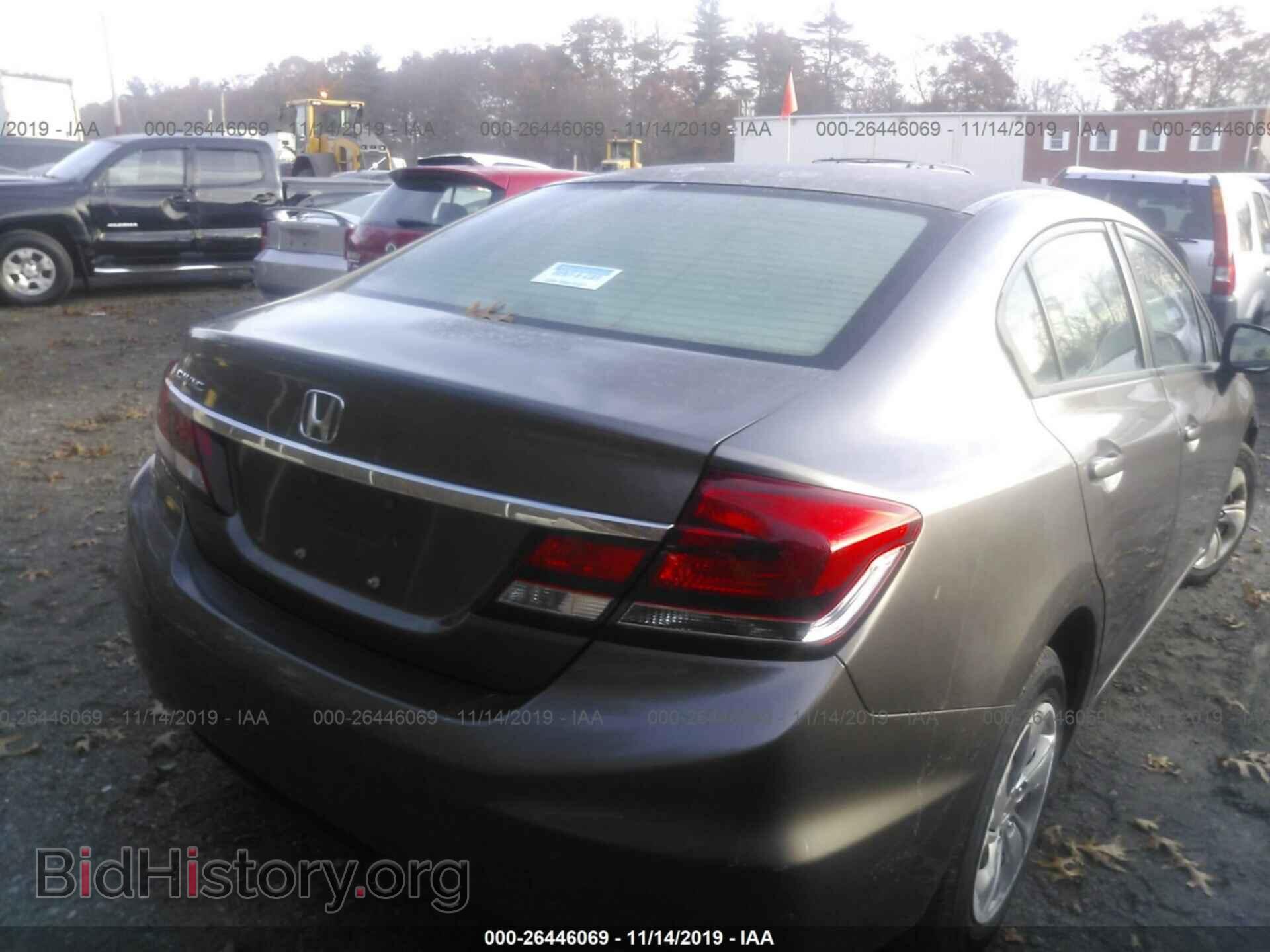 2013 HONDA CIVIC - VIN: 2HGFB2F53DH525852 - Фото 4