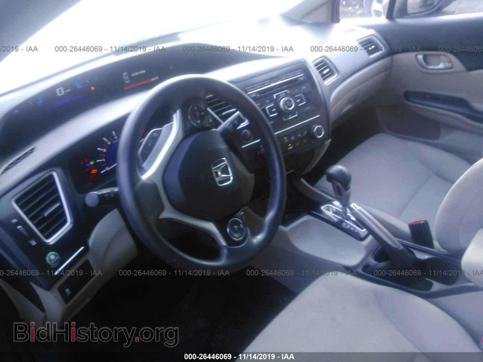 2013 HONDA CIVIC - VIN: 2HGFB2F53DH525852 - Фото 5