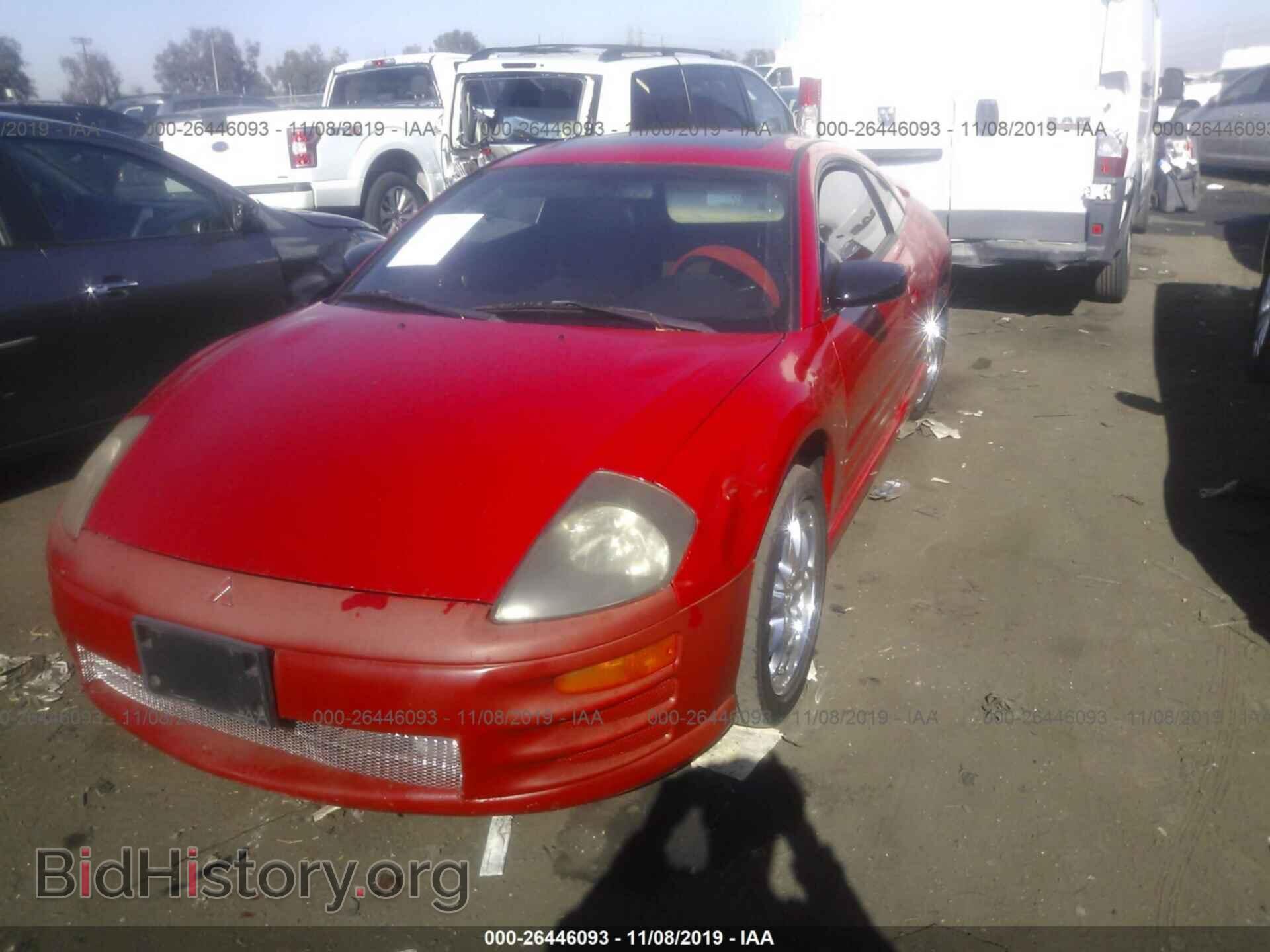 2000 MITSUBISHI ECLIPSE - VIN: 4A3AC54L0YE174854 - Фото 2