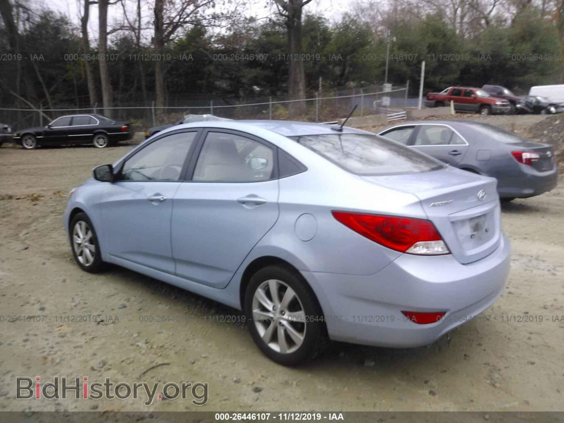 2012 HYUNDAI ACCENT - VIN: KMHCU4AE6CU183173 - Фото 3