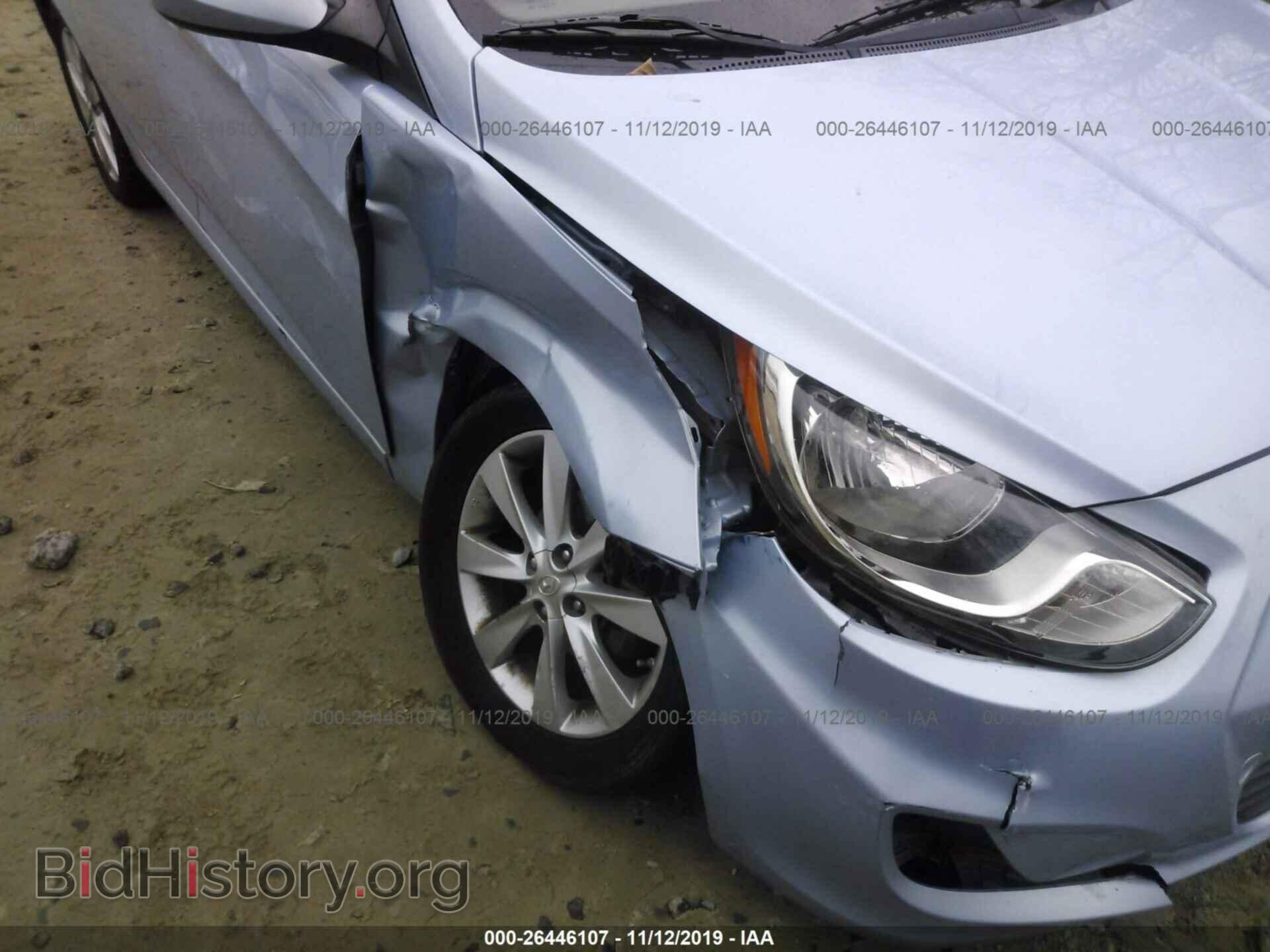 2012 HYUNDAI ACCENT - VIN: KMHCU4AE6CU183173 - Фото 6