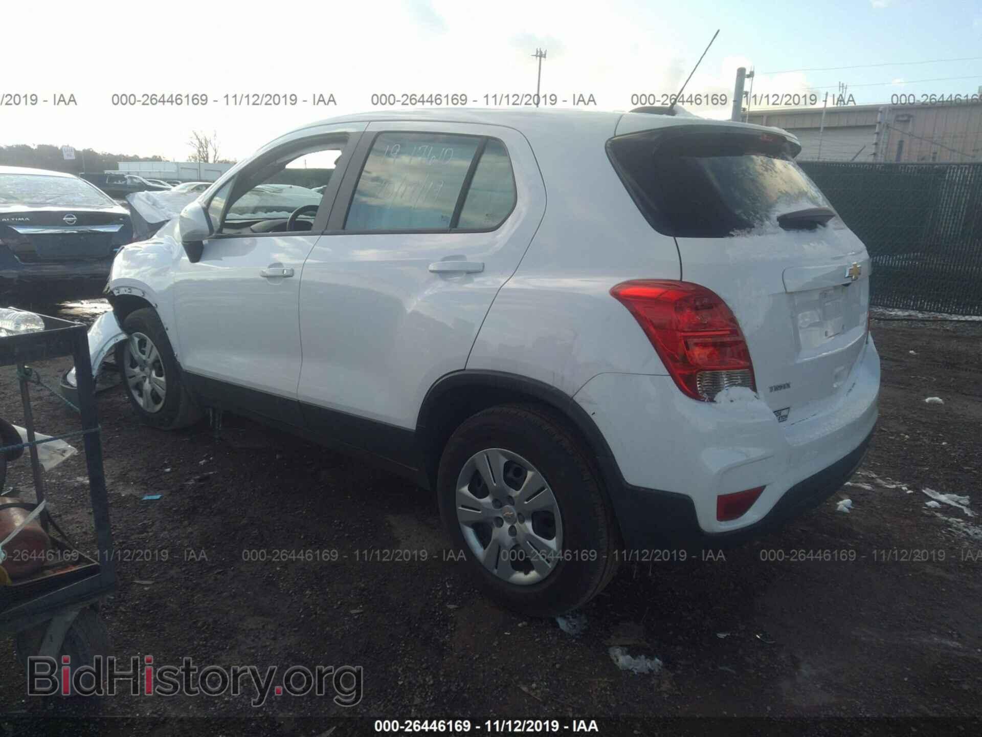 2017 CHEVROLET TRAX - VIN: 3GNCJKSB0HL218532 - Фото 3