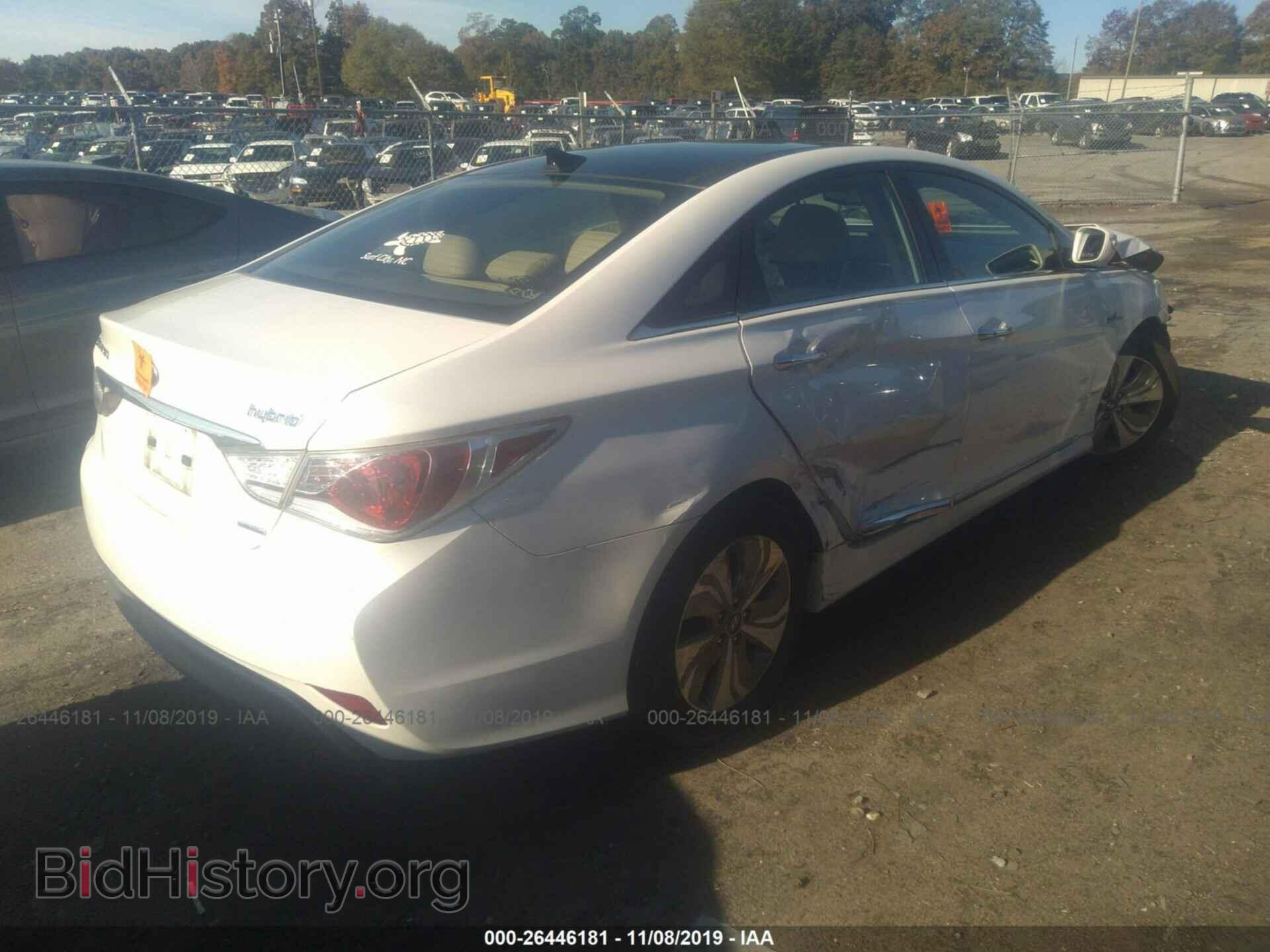 2014 HYUNDAI SONATA - VIN: KMHEC4A41EA104595 - Фото 4