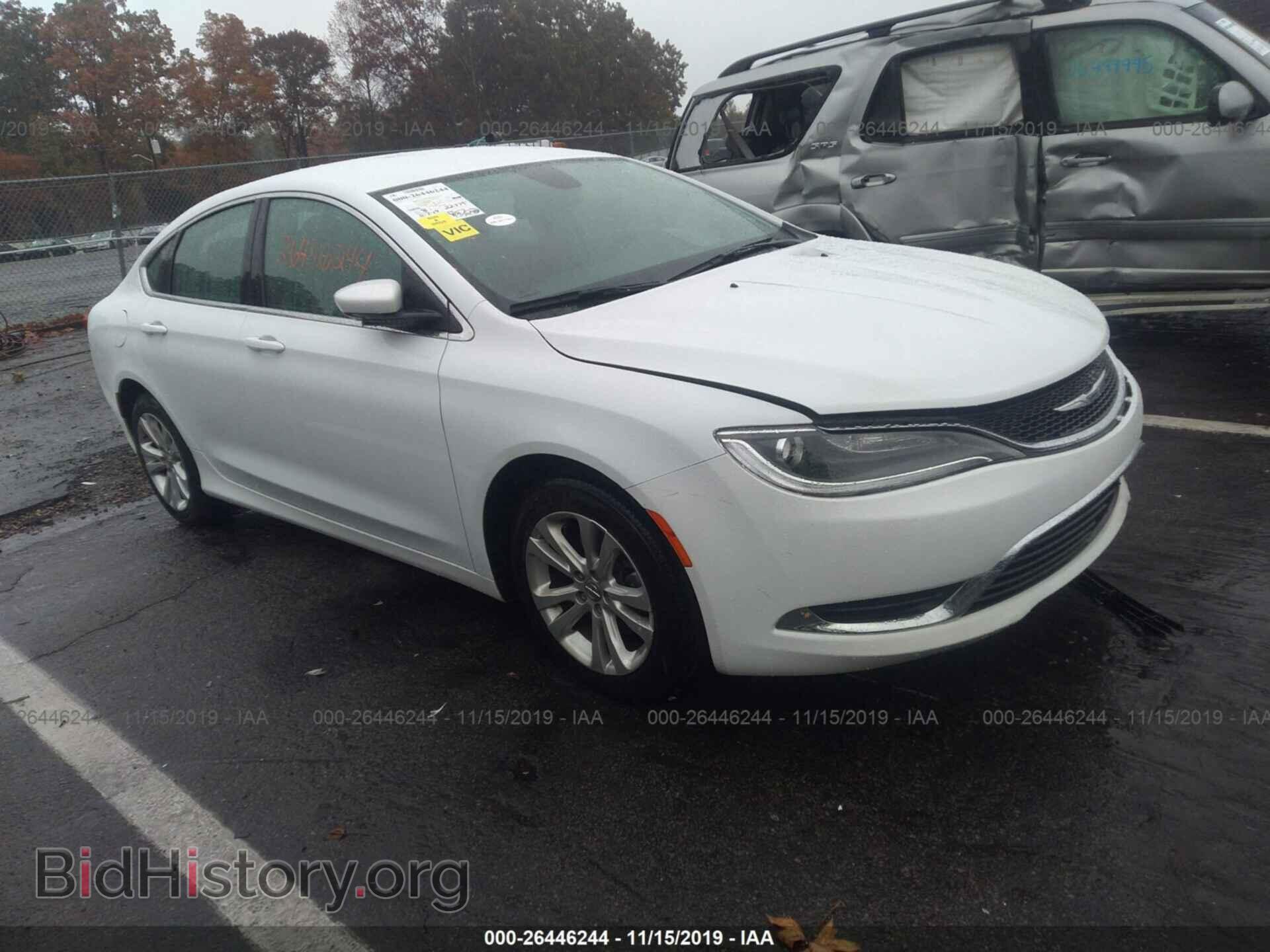 Photo 1C3CCCAB0FN698230 - CHRYSLER 200 2015