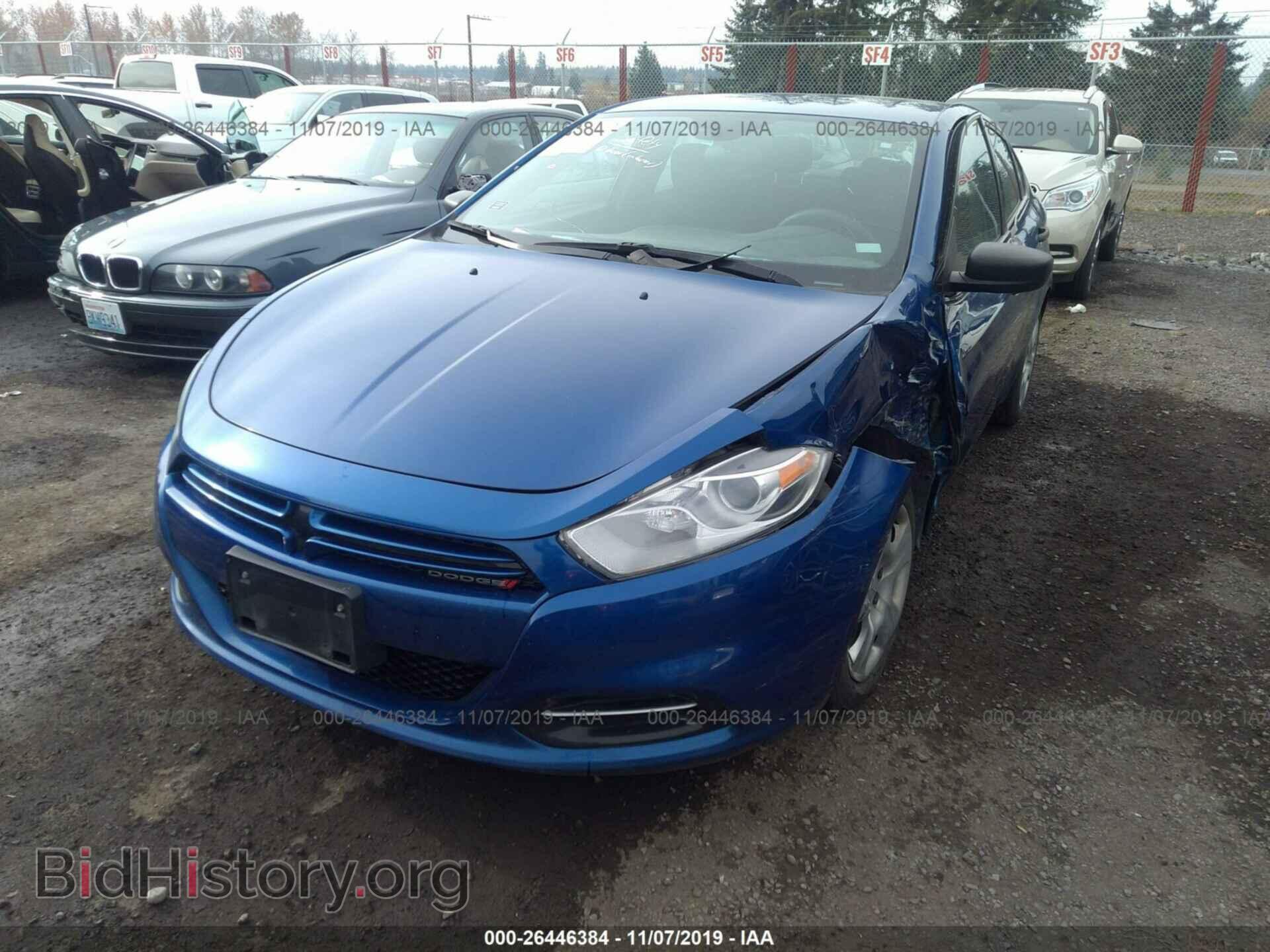 2013 DODGE DART - VIN: 1C3CDFAA9DD319704 - Фото 2