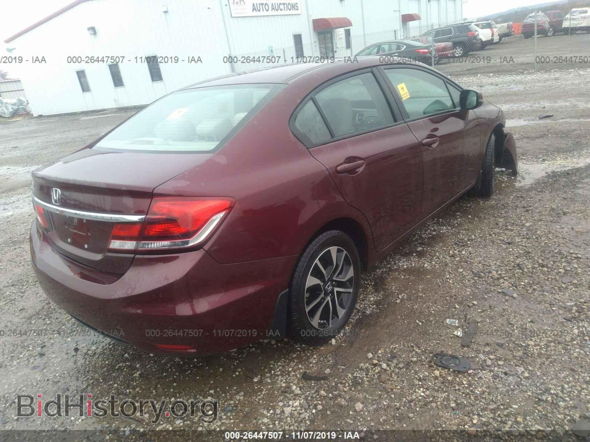 2013 HONDA CIVIC - VIN: 19XFB2F85DE079854 - Фото 4