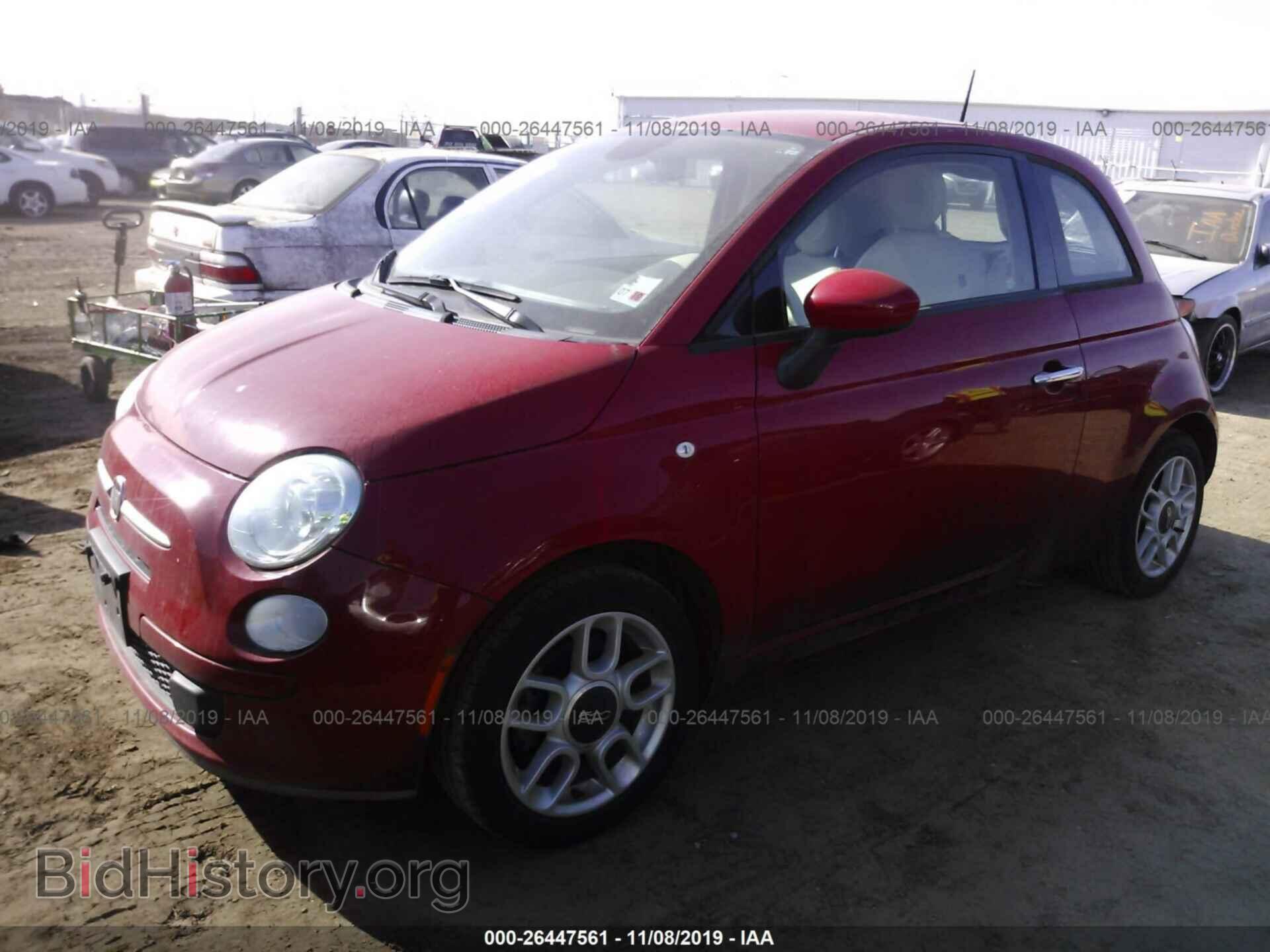 2015 FIAT 500 - VIN: 3C3CFFAR0FT656632 - Photo 2