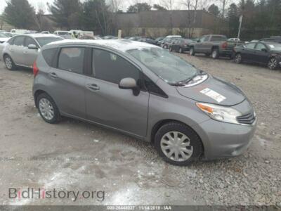 2014 Nissan VERSA NOTE S/S Plus/SV/SL, gray — VIN 3N1CE2CP9EL432604, IAAI