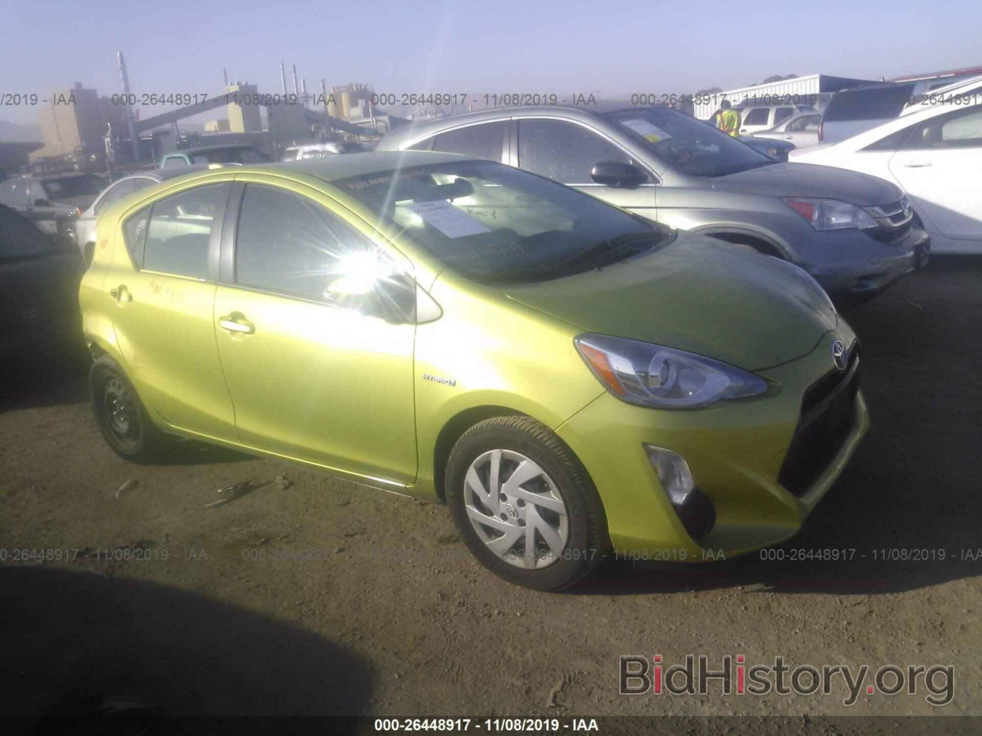 Photo JTDKDTB39F1094940 - TOYOTA PRIUS C 2015