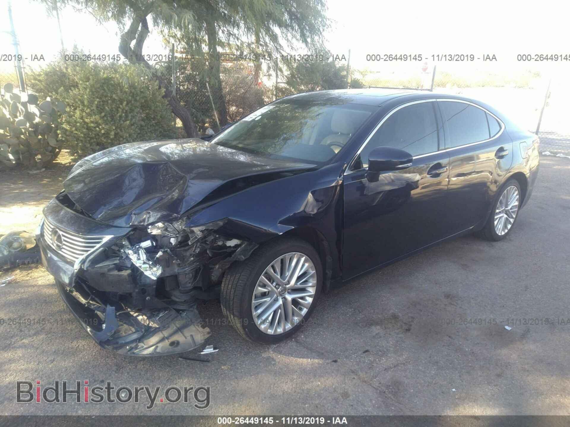 2013 LEXUS ES - VIN: JTHBK1GG3D2060357 - Фото 2