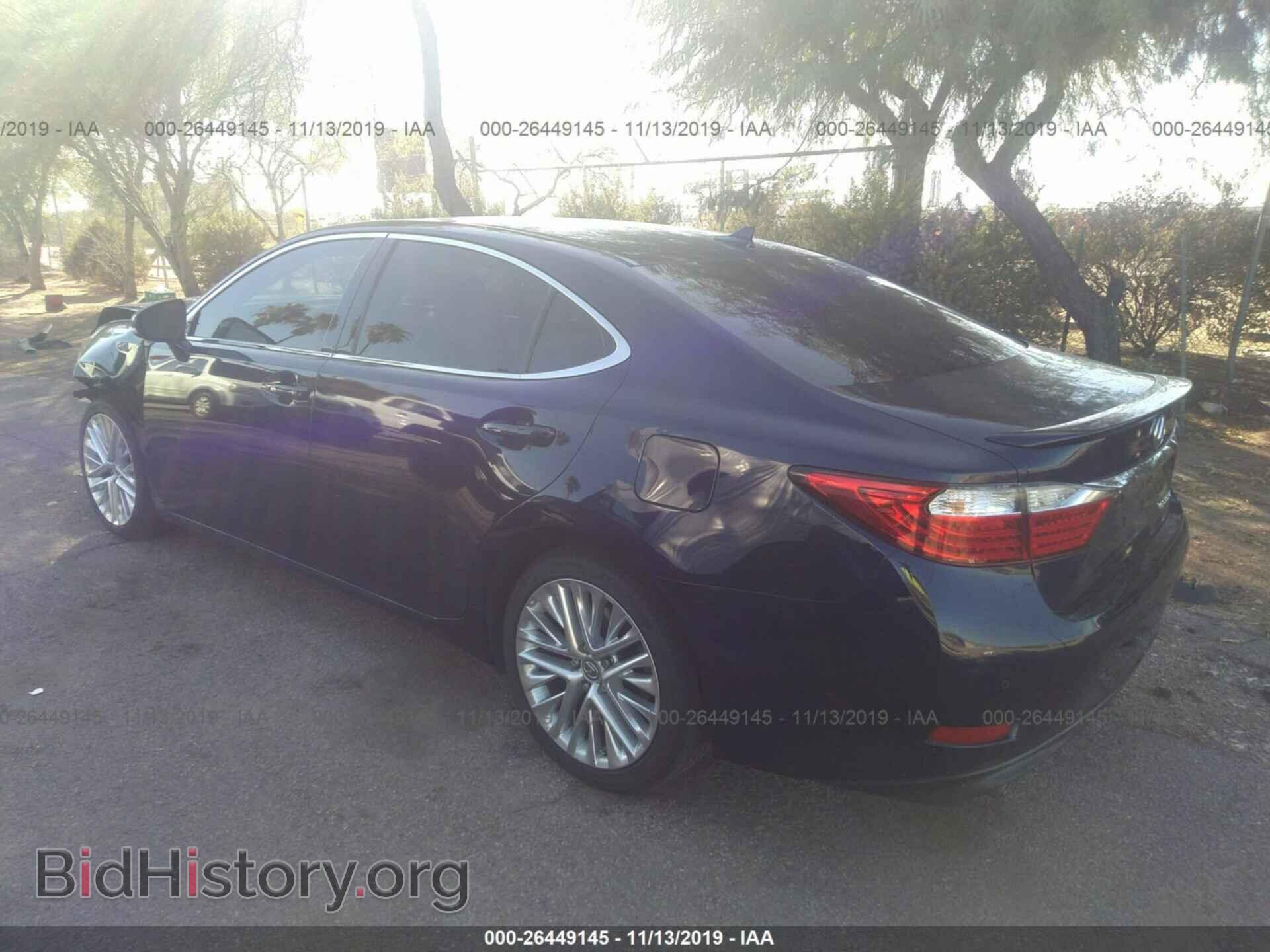 2013 LEXUS ES - VIN: JTHBK1GG3D2060357 - Фото 3