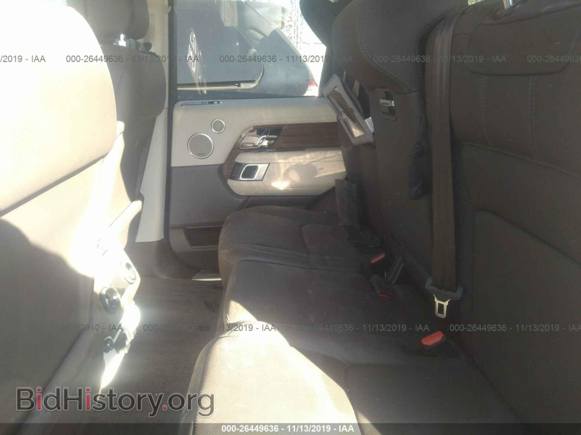 2019 LAND ROVER RANGE ROVER - VIN: SALGS2SV0KA540306 - Фото 8