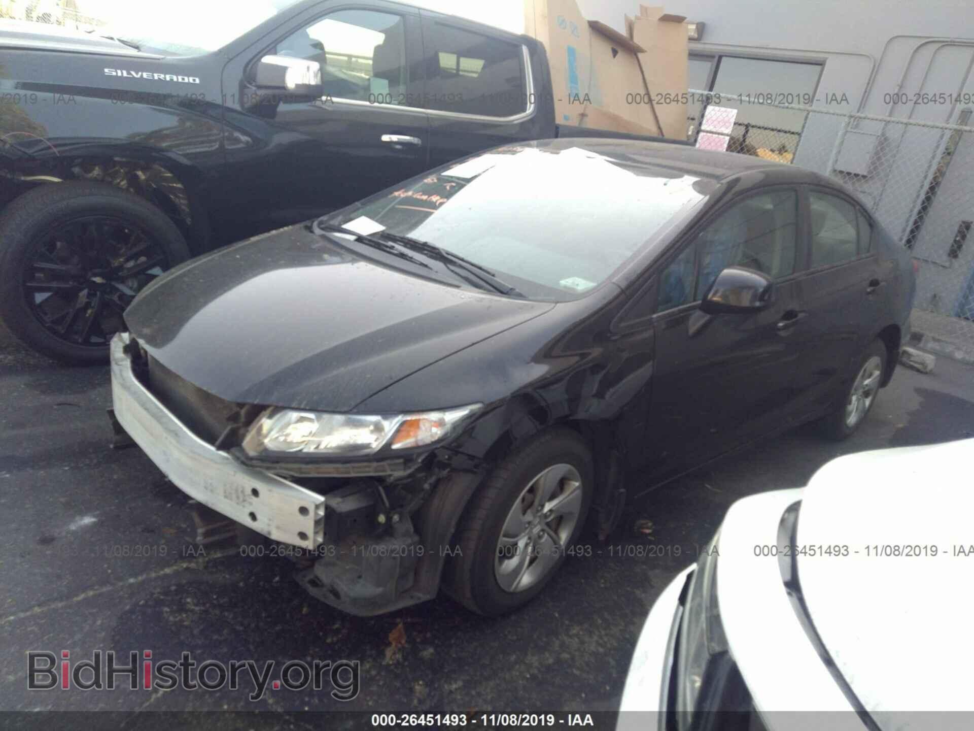 2013 HONDA CIVIC - VIN: 19XFB2F50DE253626 - Photo 2