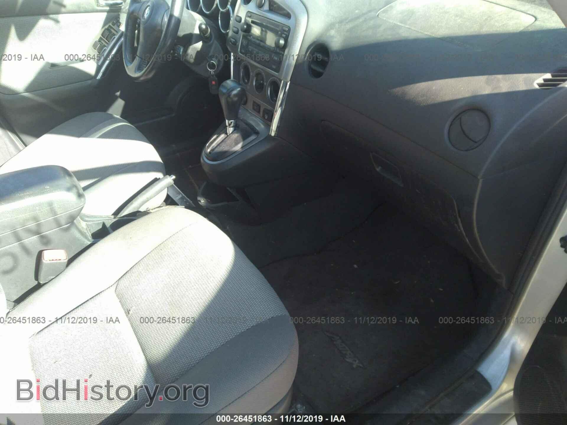 2005 TOYOTA COROLLA MATRIX - VIN: 2T1KR32E55C489727 - Фото 5