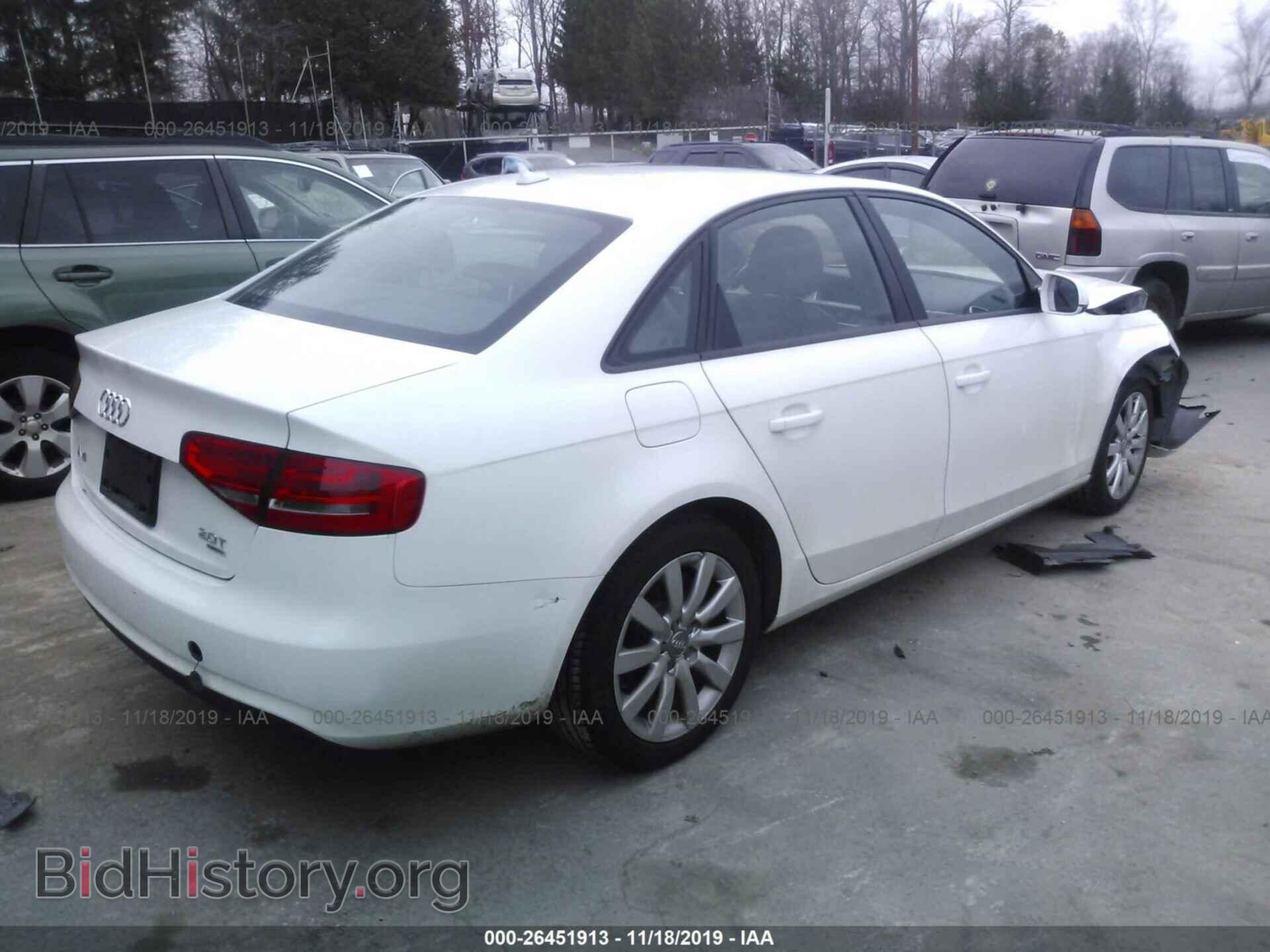 2014 AUDI A4 - VIN: WAUBFAFL4EN025862 - Photo 4