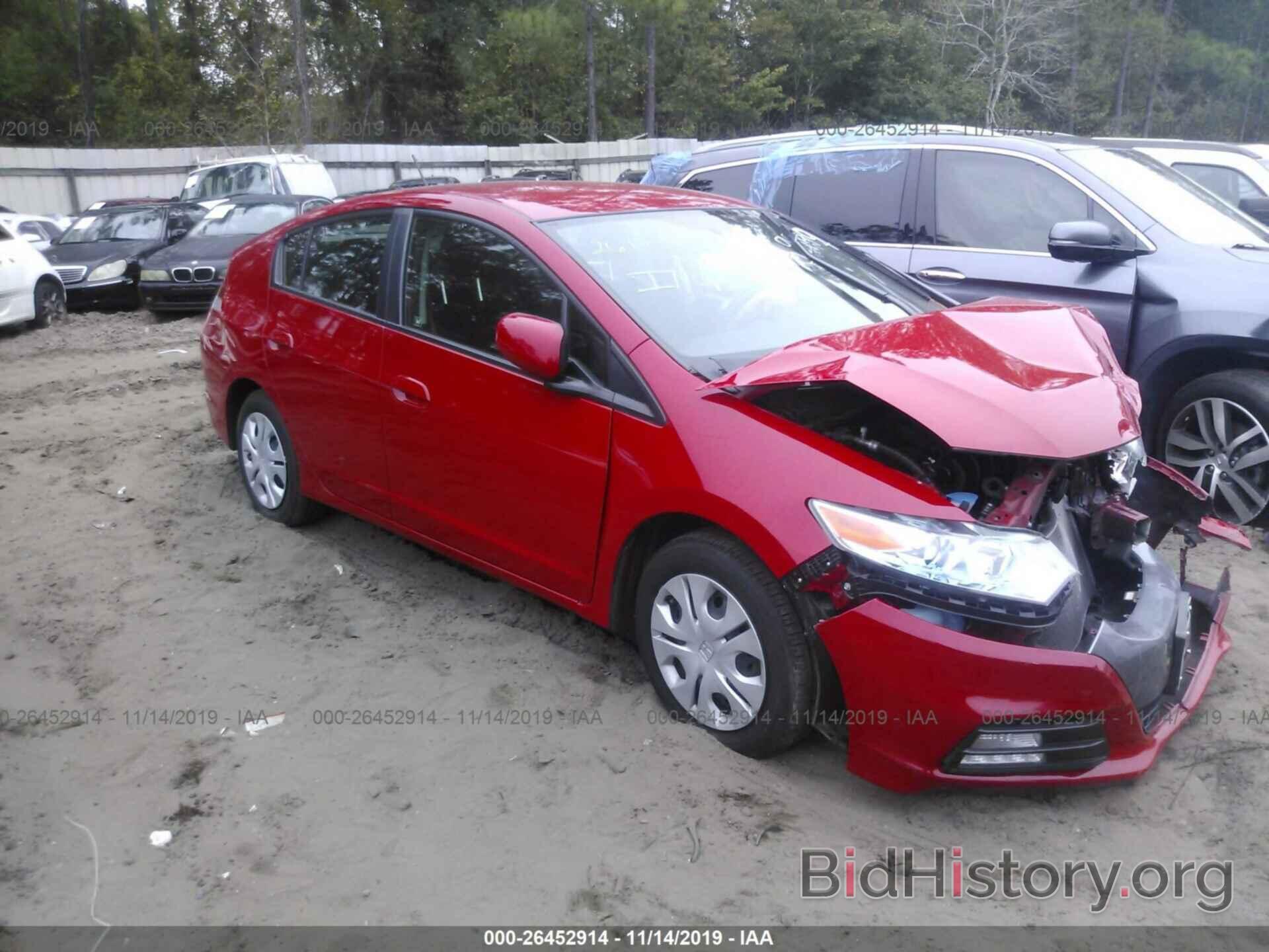 Фотография JHMZE2H5XCS004522 - HONDA INSIGHT 2012