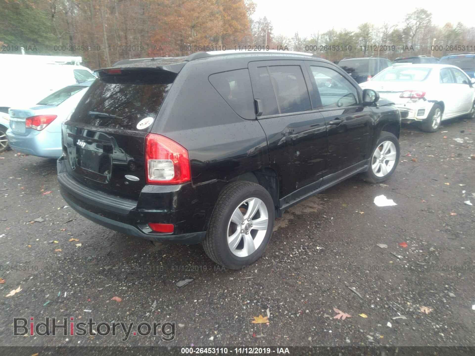 2012 JEEP COMPASS - VIN: 1C4NJDEB9CD578390 - Фото 4