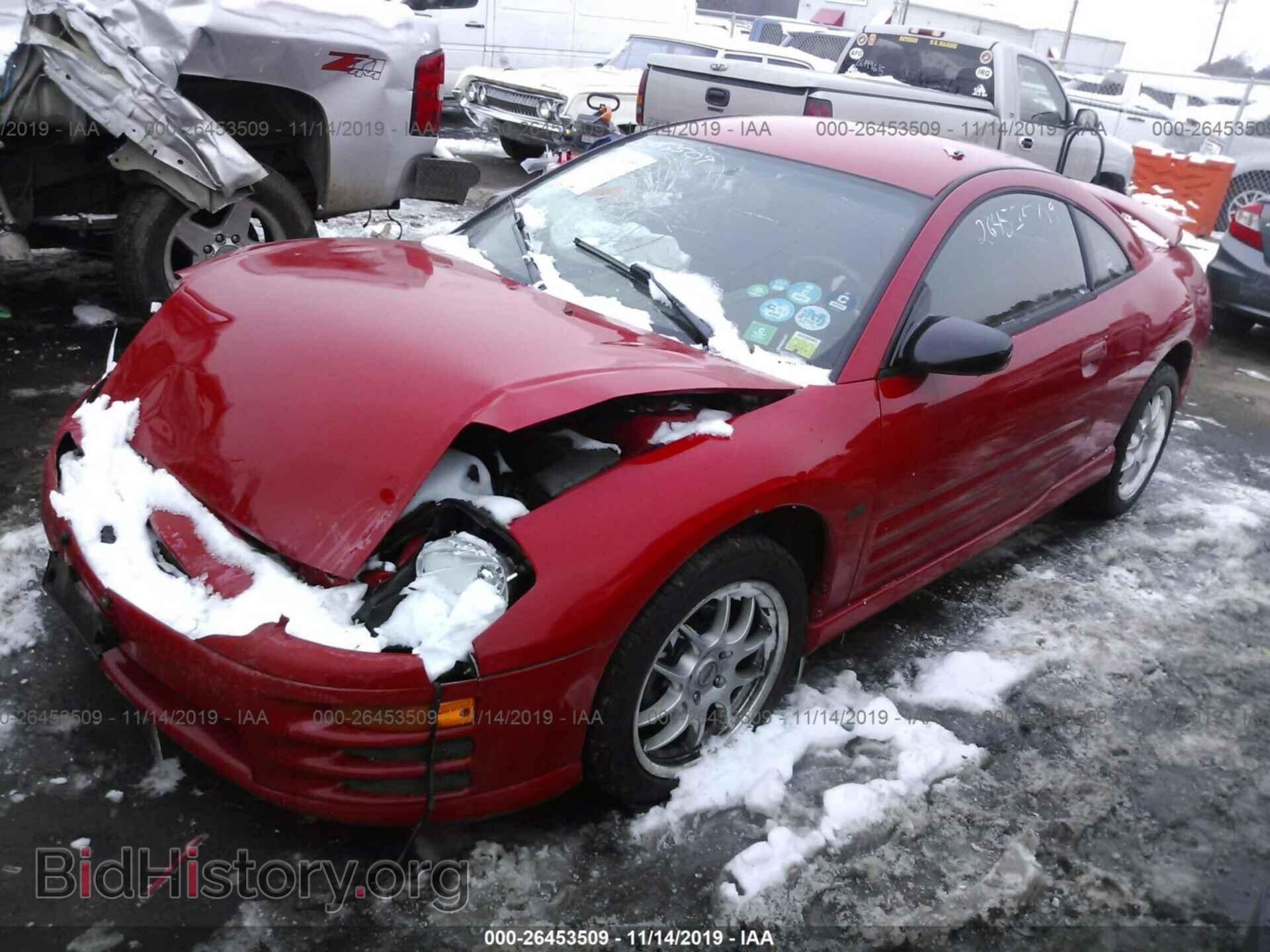 2001 MITSUBISHI ECLIPSE - VIN: 4A3AC84H41E176819 - Фото 2