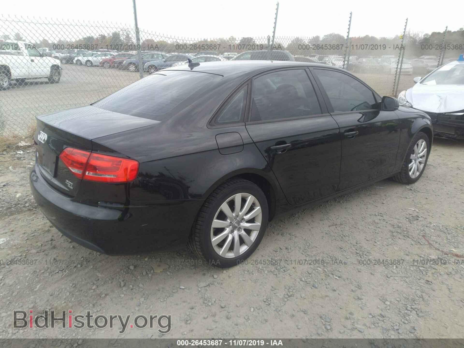2012 AUDI A4 - VIN: WAUBFAFL5CA118037 - Photo 4