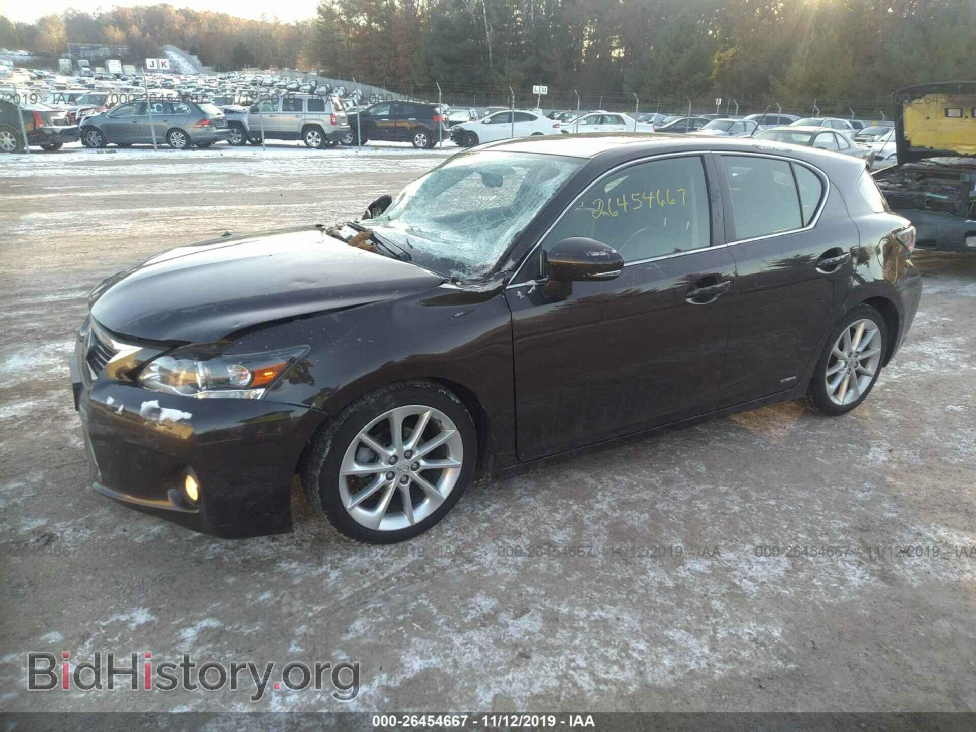 2012 LEXUS CT - VIN: JTHKD5BHXC2059903 - Фото 2