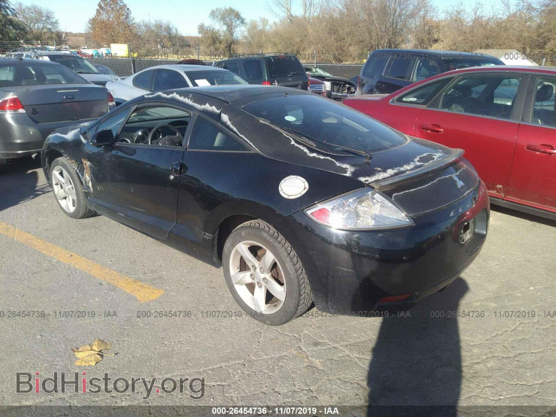 2006 MITSUBISHI ECLIPSE - VIN: 4A3AK24F26E036595 - Фото 3