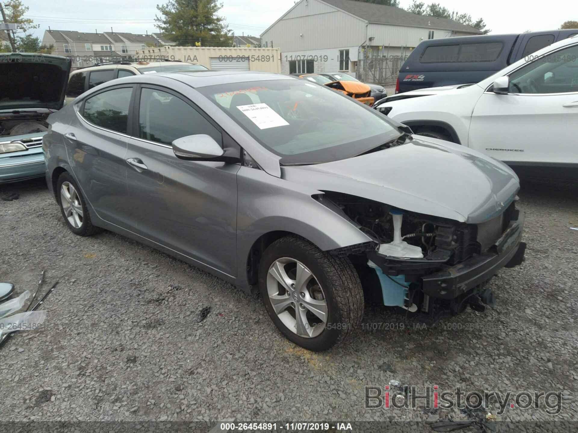 Photo KMHDH4AEXGU487492 - HYUNDAI ELANTRA 2016