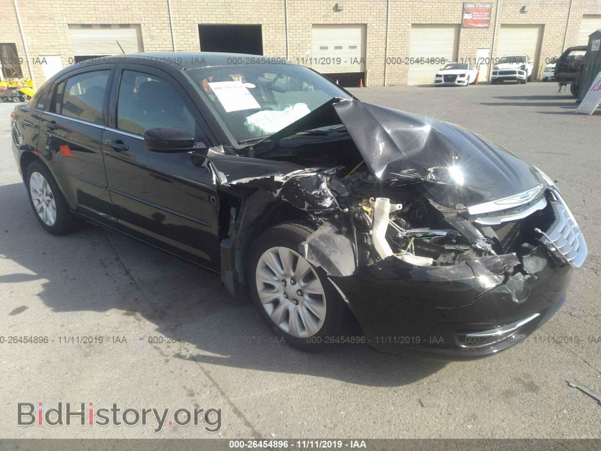 Фотография 1C3CCBAB2CN228982 - CHRYSLER 200 2012