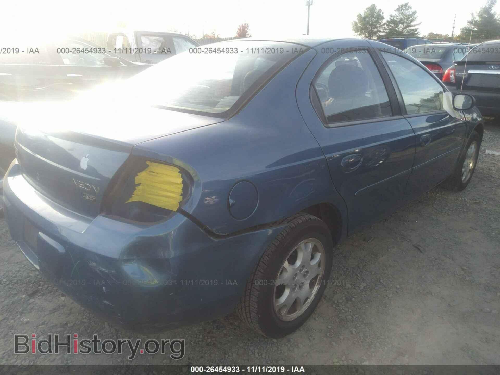 2003 DODGE NEON - VIN: 1B3ES56C43D188440 - Фото 4