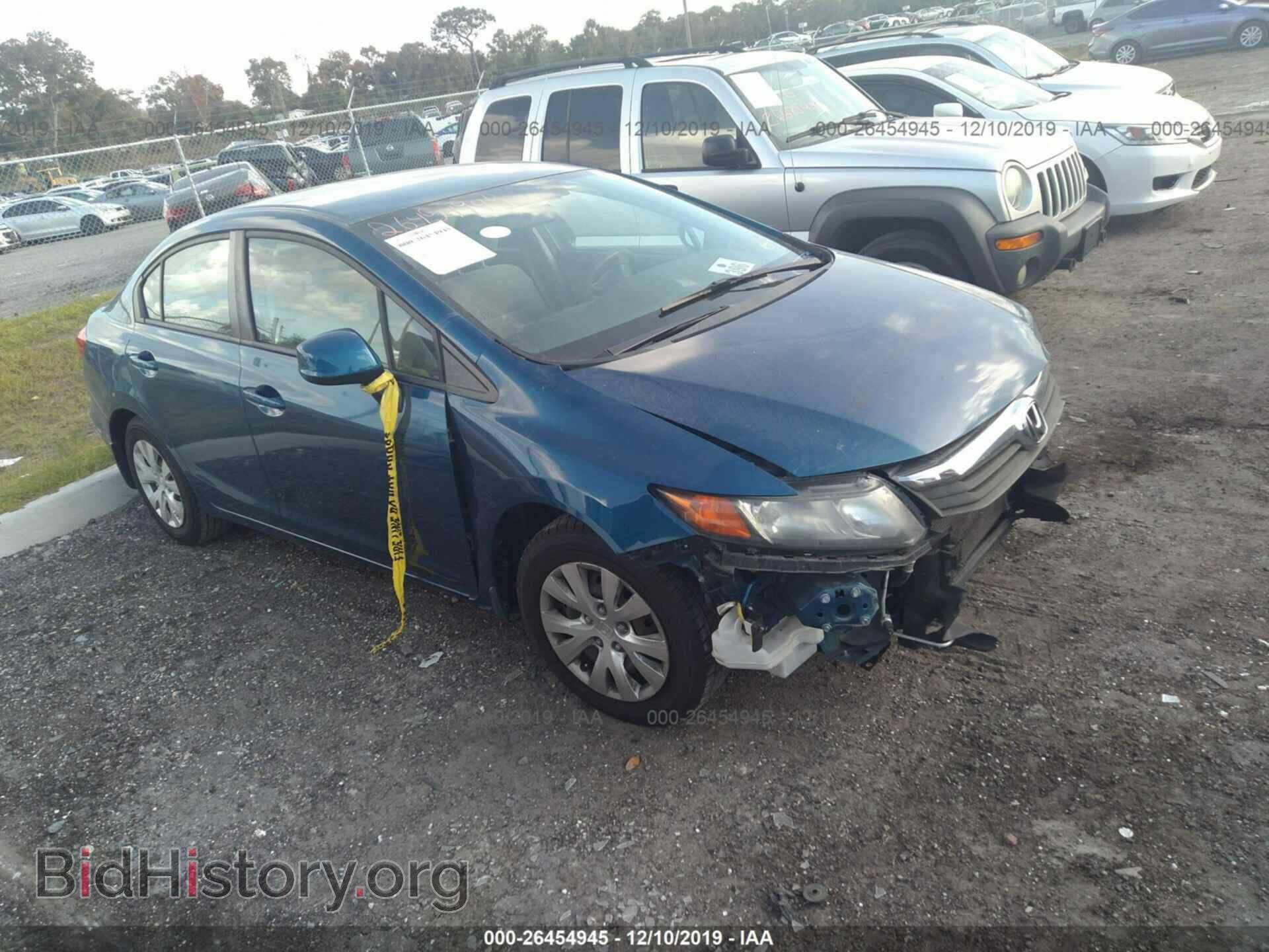 Фотография 2HGFB2F59CH556148 - HONDA CIVIC 2012