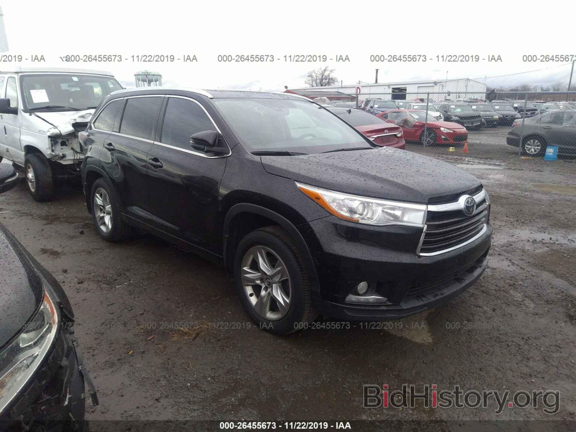 Фотография 5TDDKRFH9GS258036 - TOYOTA HIGHLANDER 2016