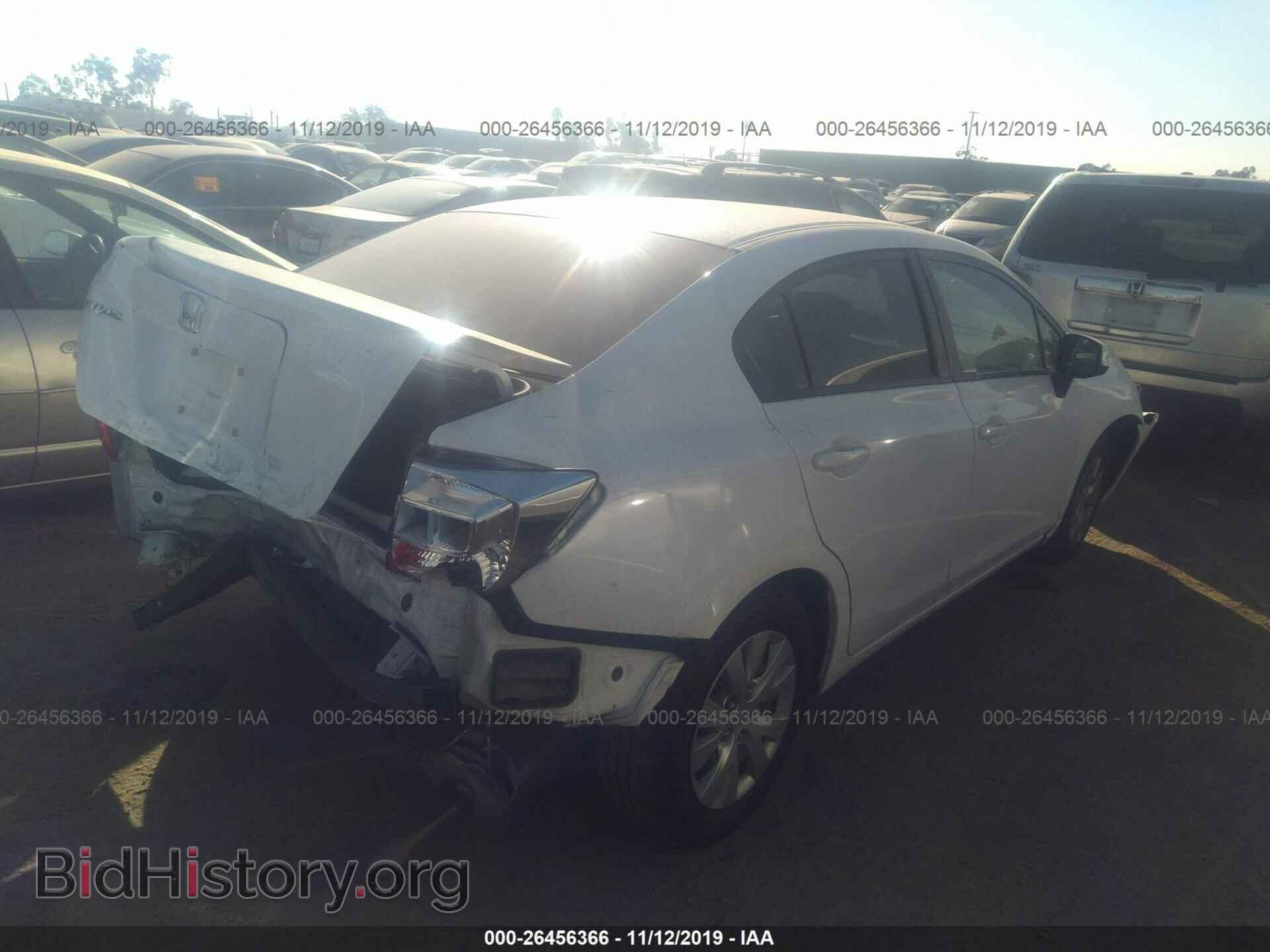 2012 Honda Civic - VIN: 19XFB2F57CE353043 - Фото 4