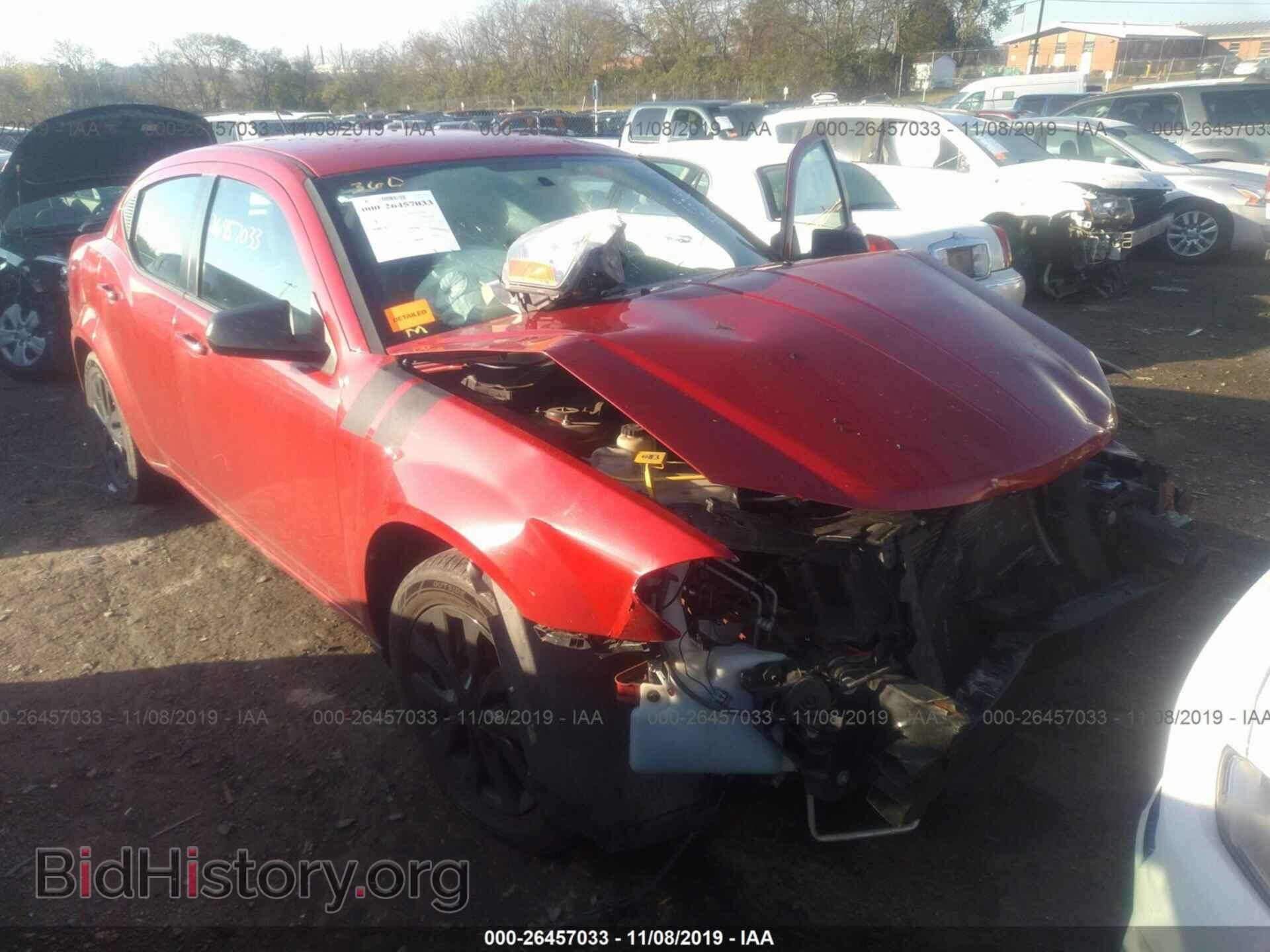 Фотография 1C3CDZAB7DN755763 - DODGE AVENGER 2013