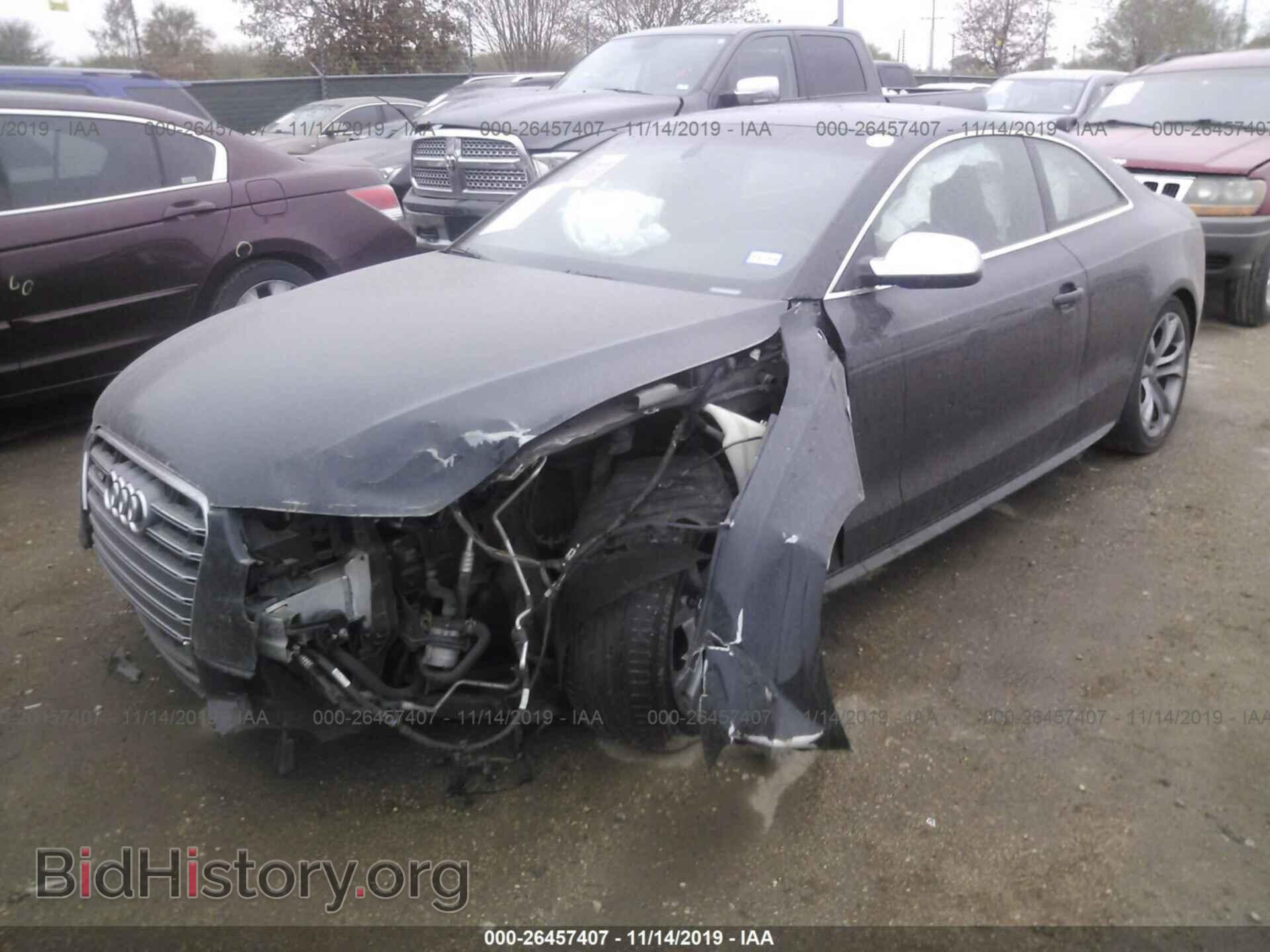 2013 AUDI S5 - VIN: WAUCGAFR2DA017397 - Photo 2