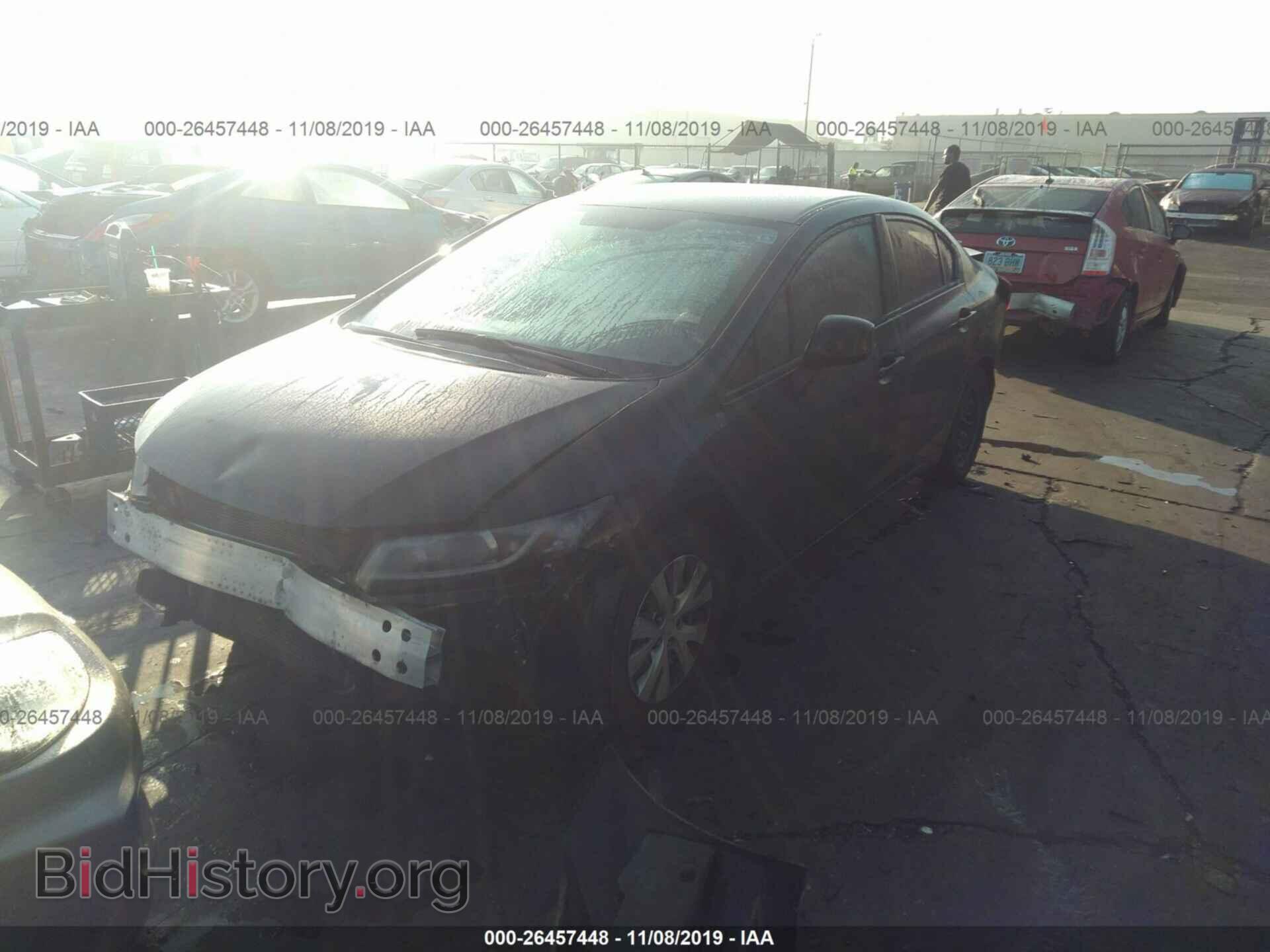 2012 HONDA CIVIC - VIN: 19XFB2F56CE310104 - Фото 2