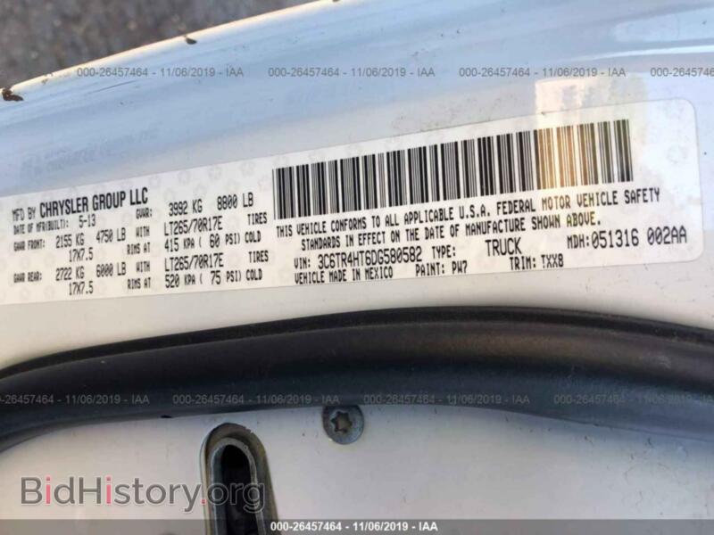 2013 RAM 2500 (VIN 3C6TR4HT6DG580582) — photo 9 of 10