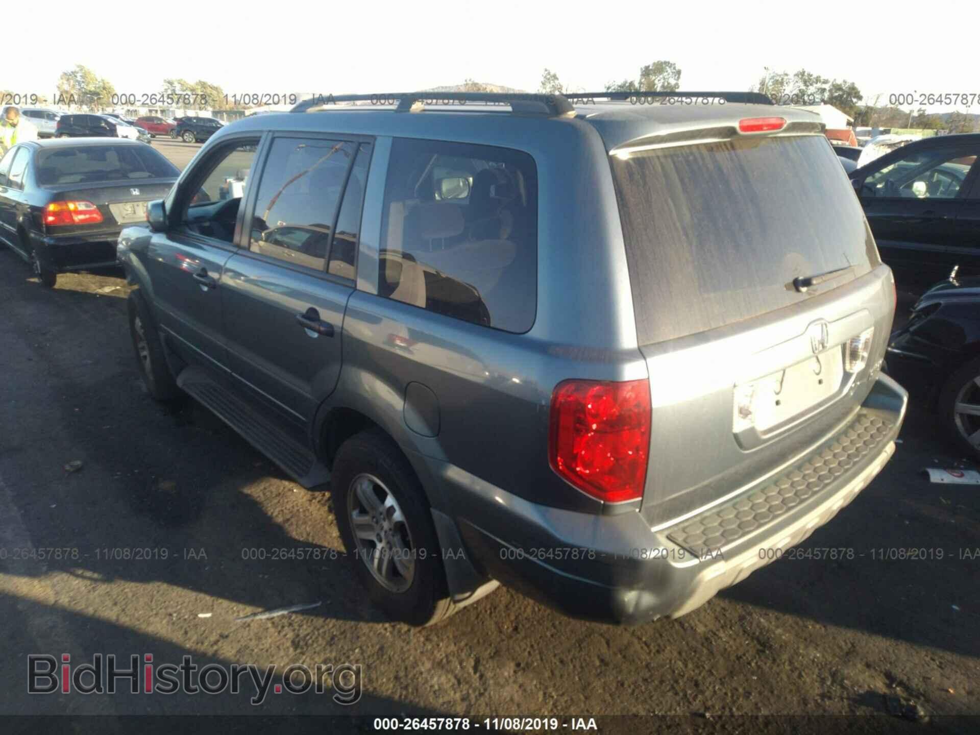 2005 HONDA PILOT - VIN: 2HKYF18445H534479 - Фото 3