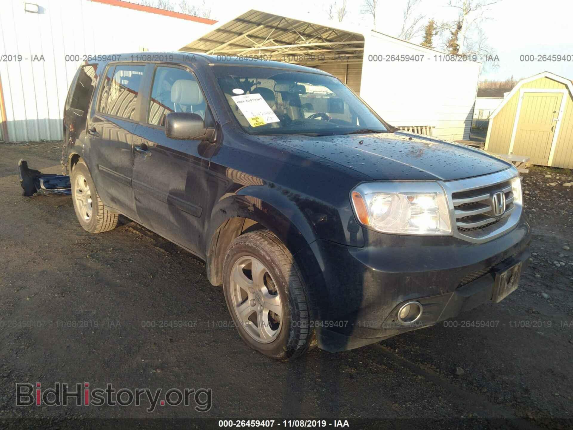 Фотография 5FNYF4H66CB071713 - HONDA PILOT 2012