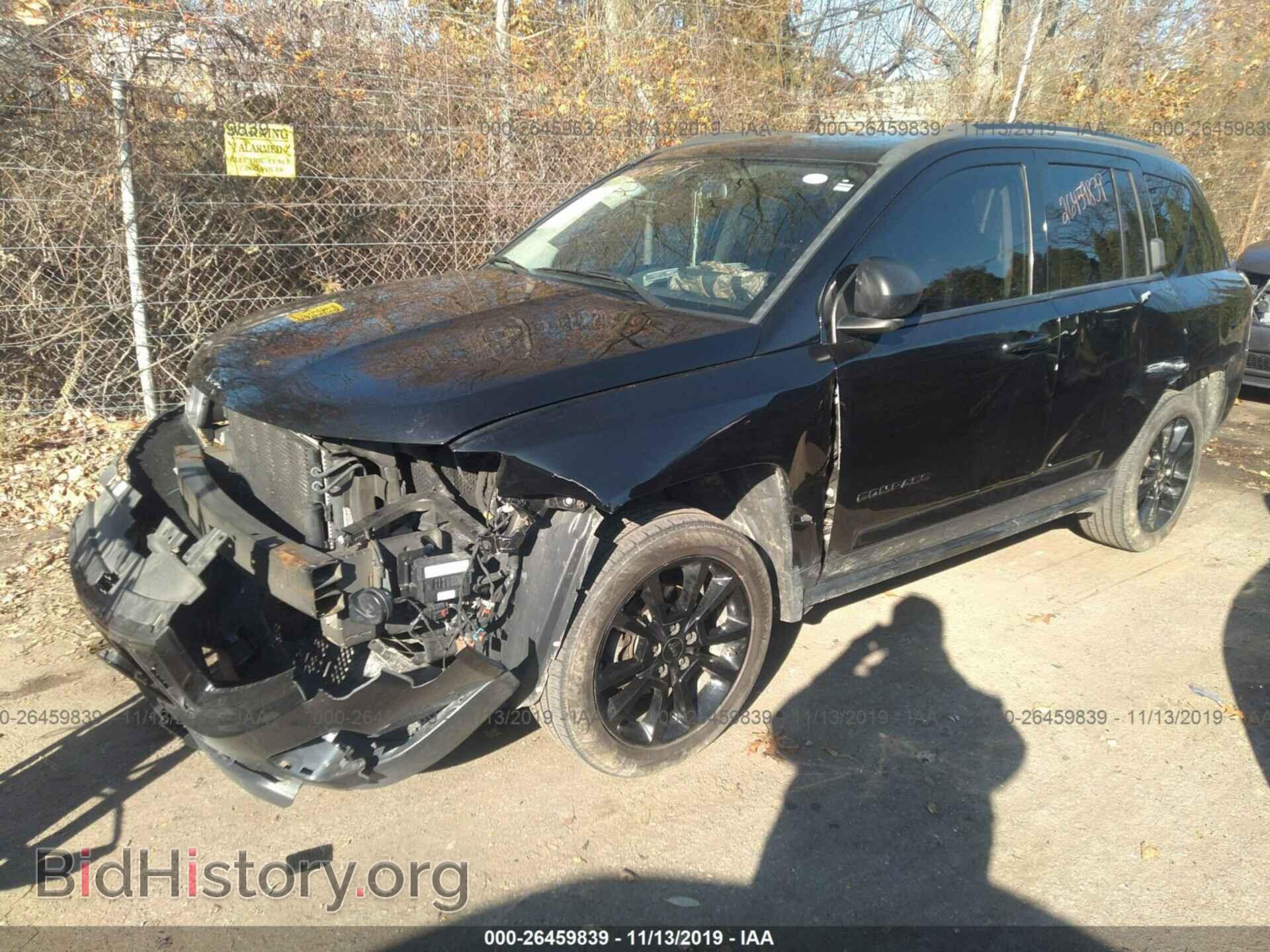 2015 JEEP COMPASS - VIN: 1C4NJDBB2FD163081 - Фото 2