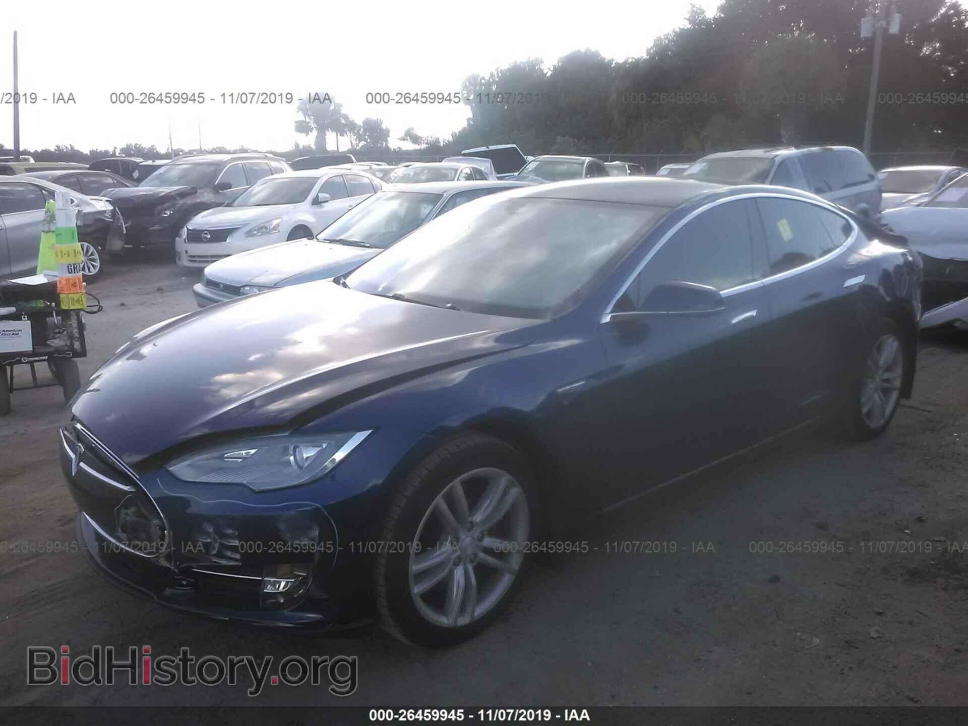 2015 TESLA MODEL S - VIN: 5YJSA1V13FF097962 - Фото 2