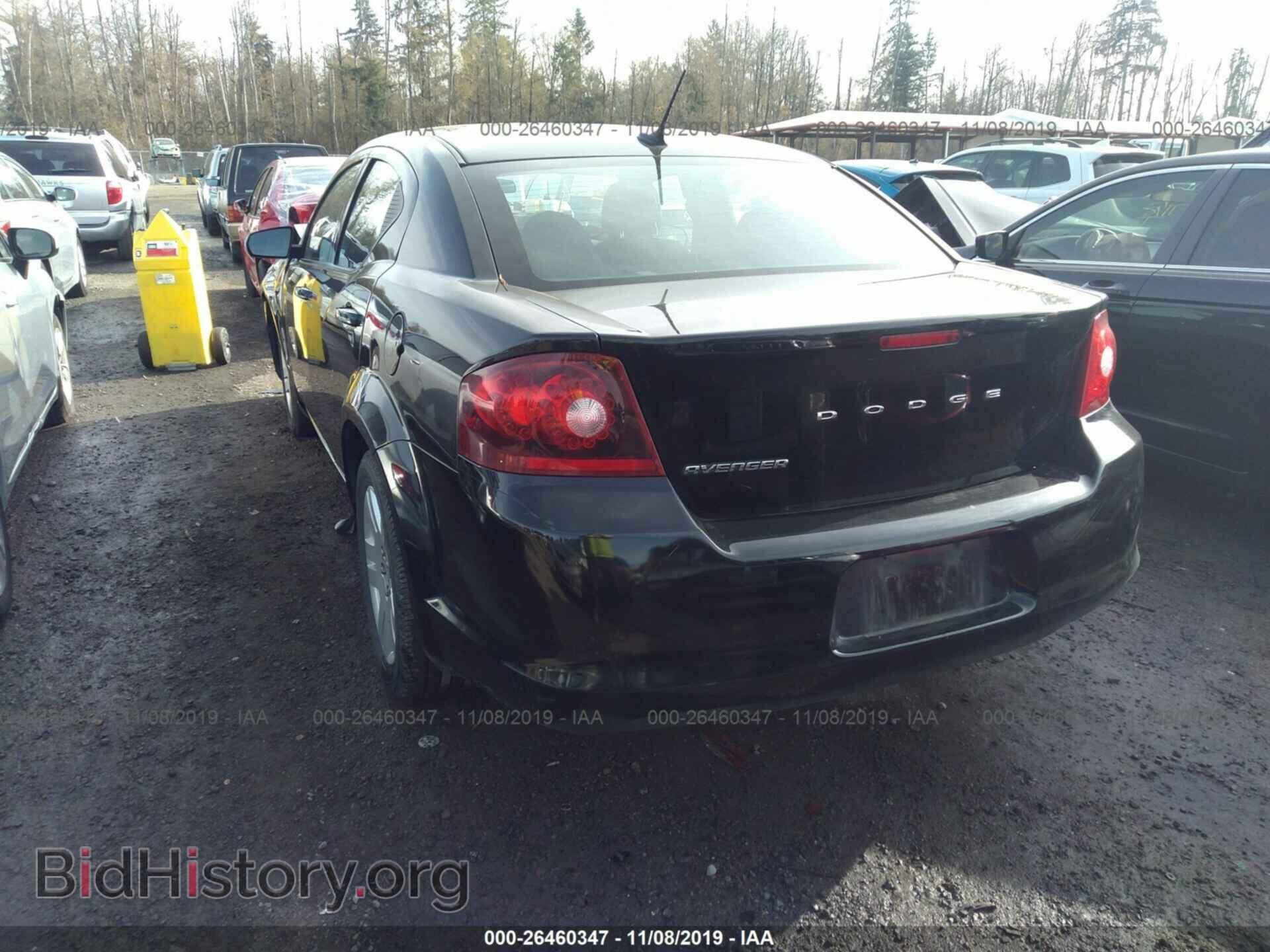 2012 DODGE AVENGER - VIN: 1C3CDZABXCN129073 - Фото 3