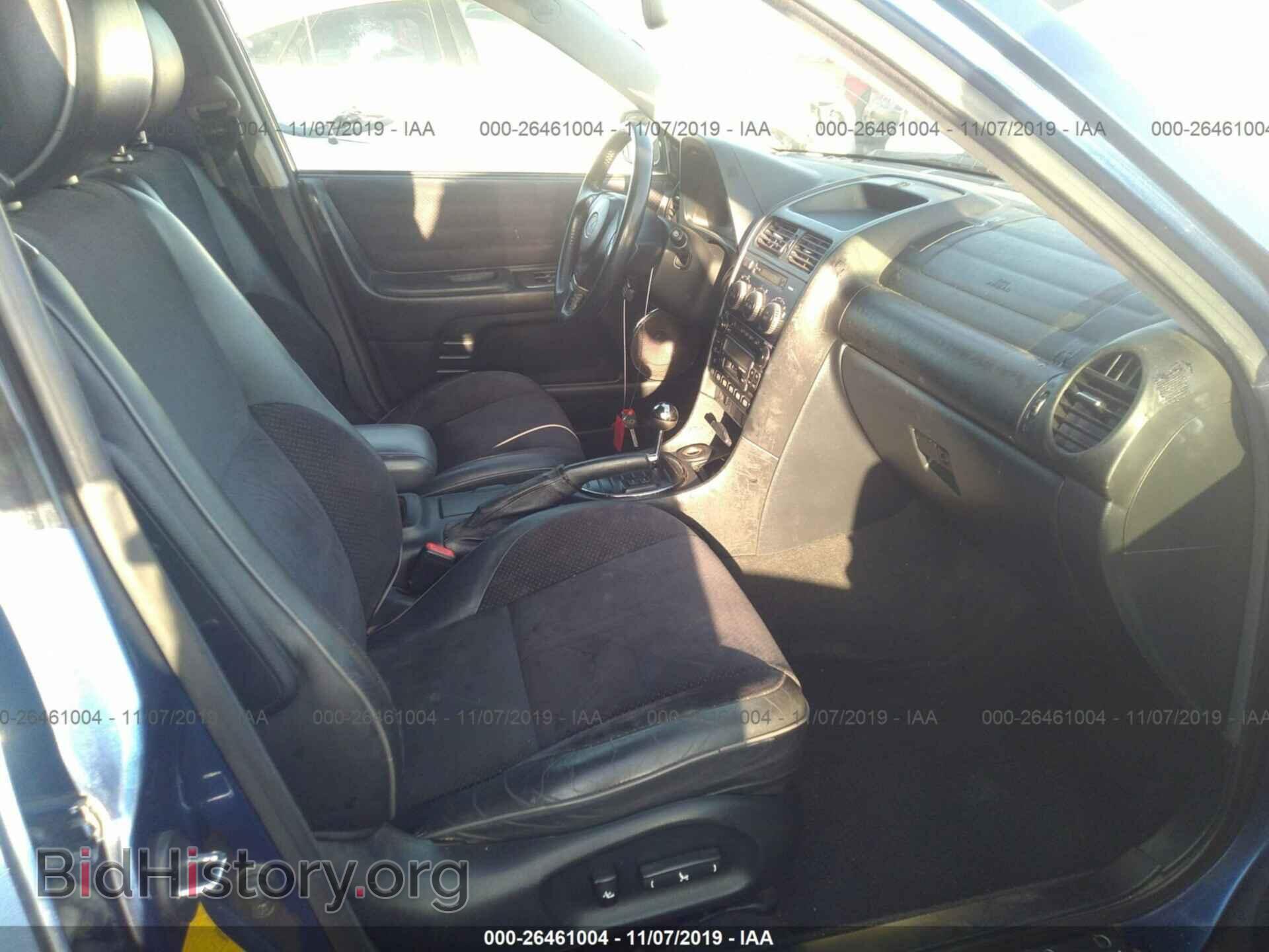 2002 LEXUS IS - VIN: JTHBD192X20034276 - Фото 5