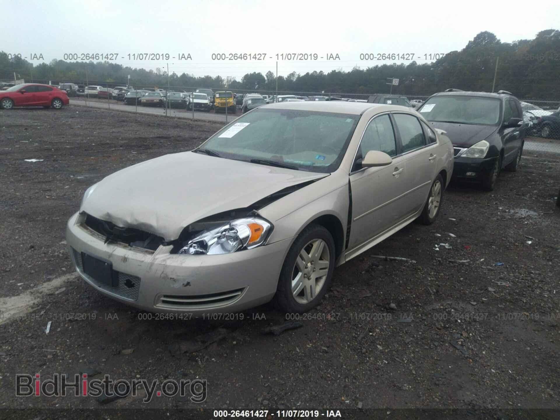 2012 CHEVROLET IMPALA - VIN: 2G1WB5E33C1203437 - Фото 2