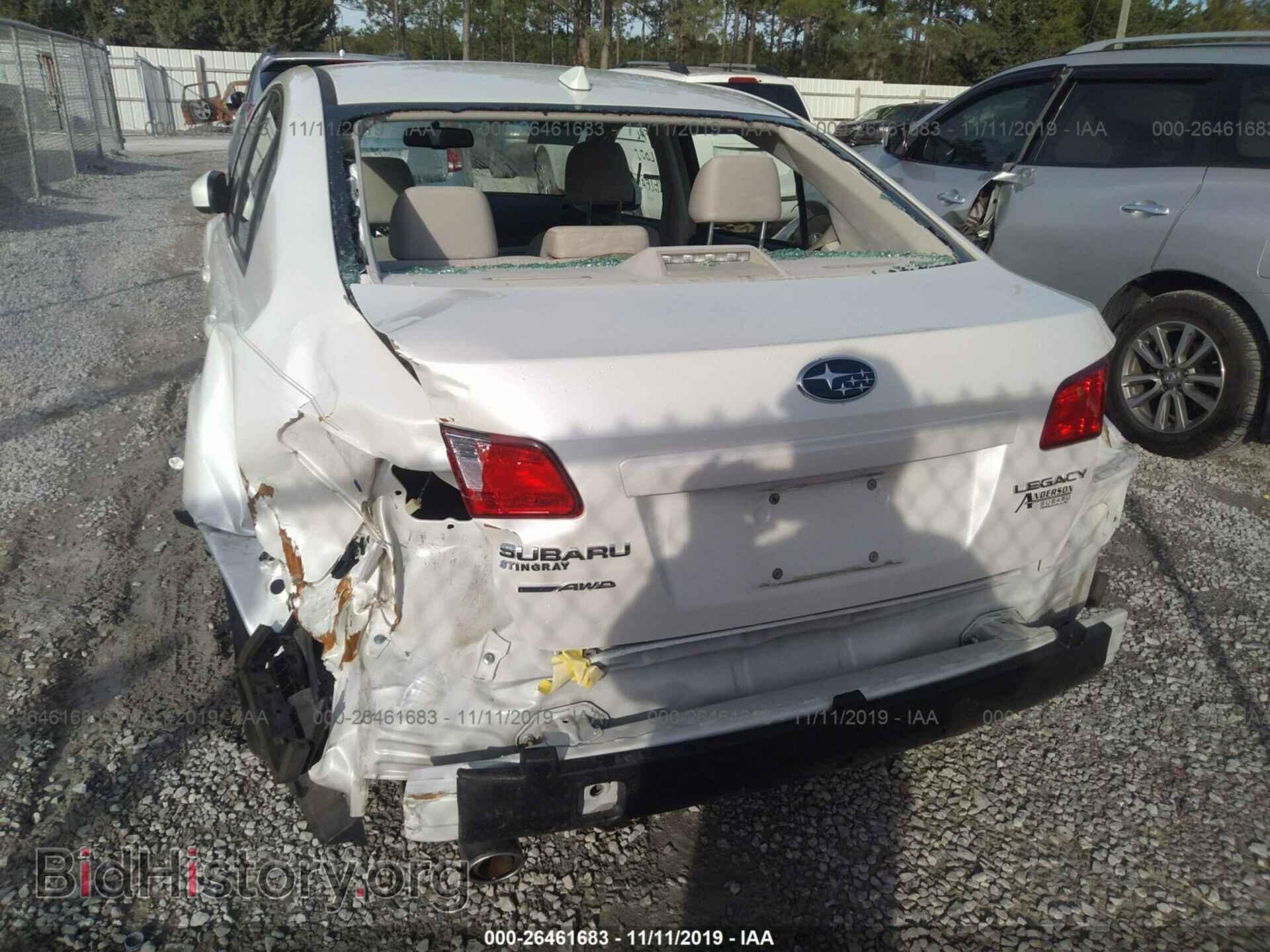 2014 SUBARU LEGACY - VIN: 4S3BMCC65E3010981 - Фото 6