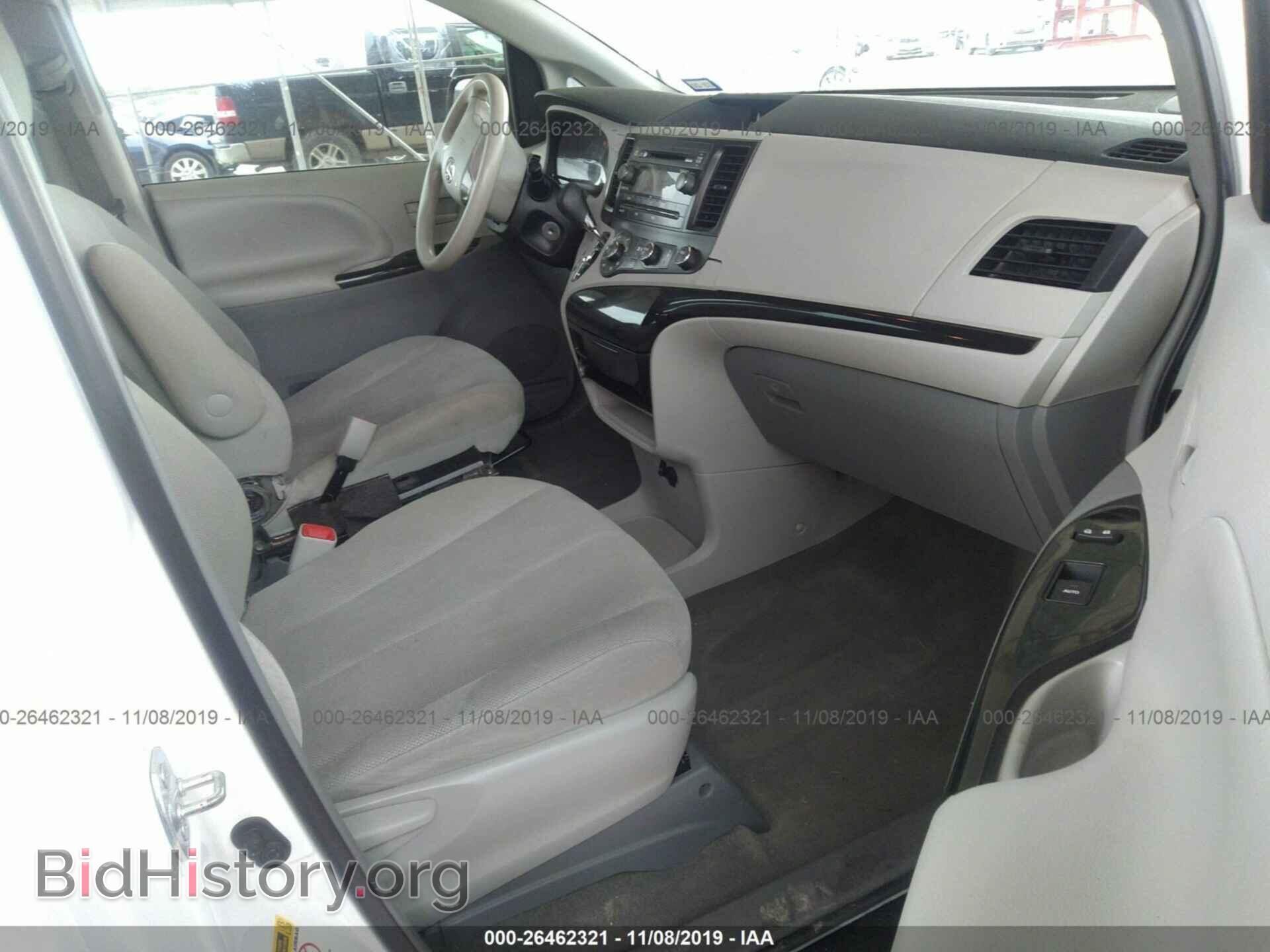 2013 TOYOTA SIENNA - VIN: 5TDZK3DC8DS334836 - Фото 5