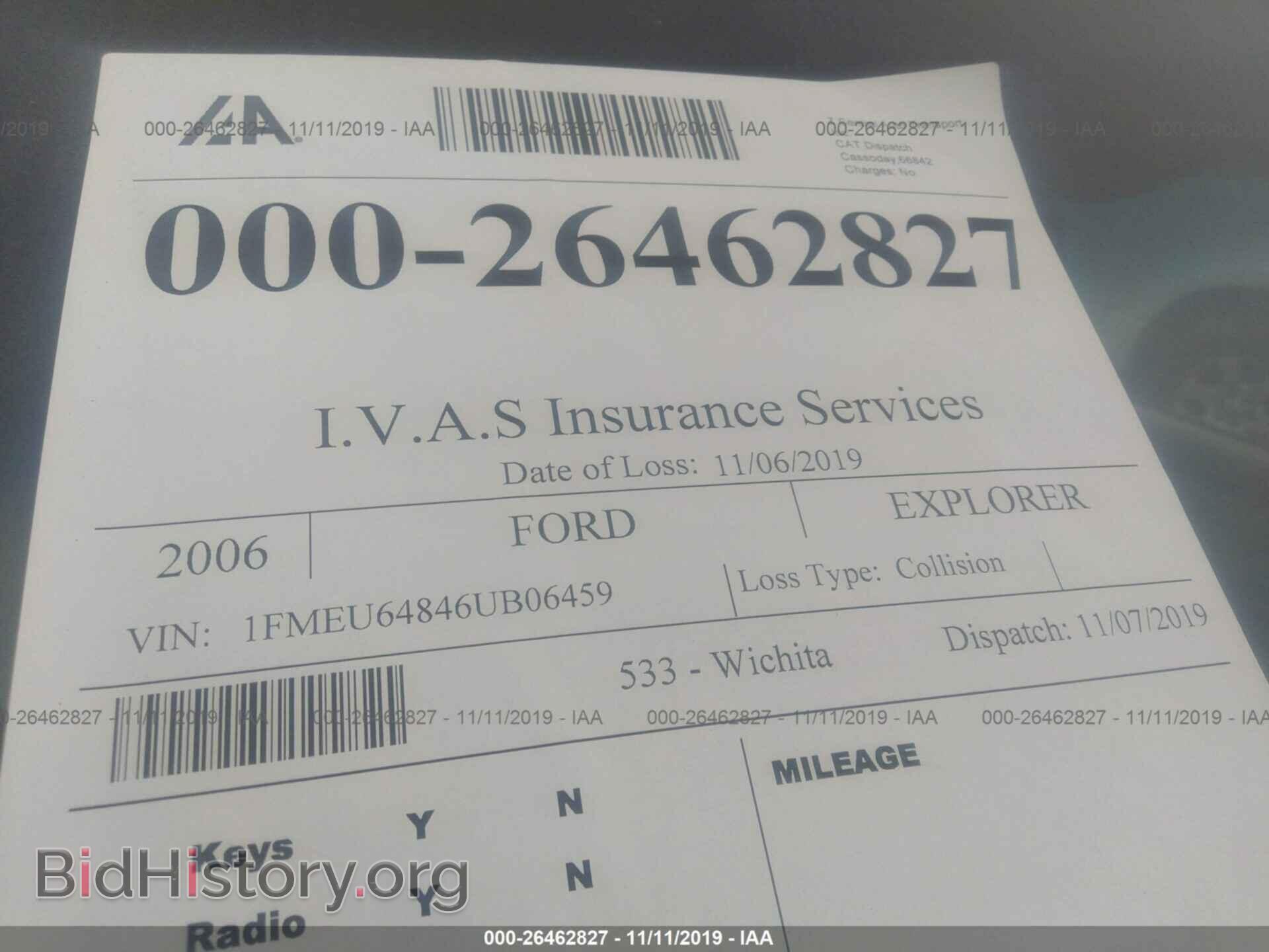 2006 Ford Explorer - VIN: 1FMEU64846UB06459 - Фото 6