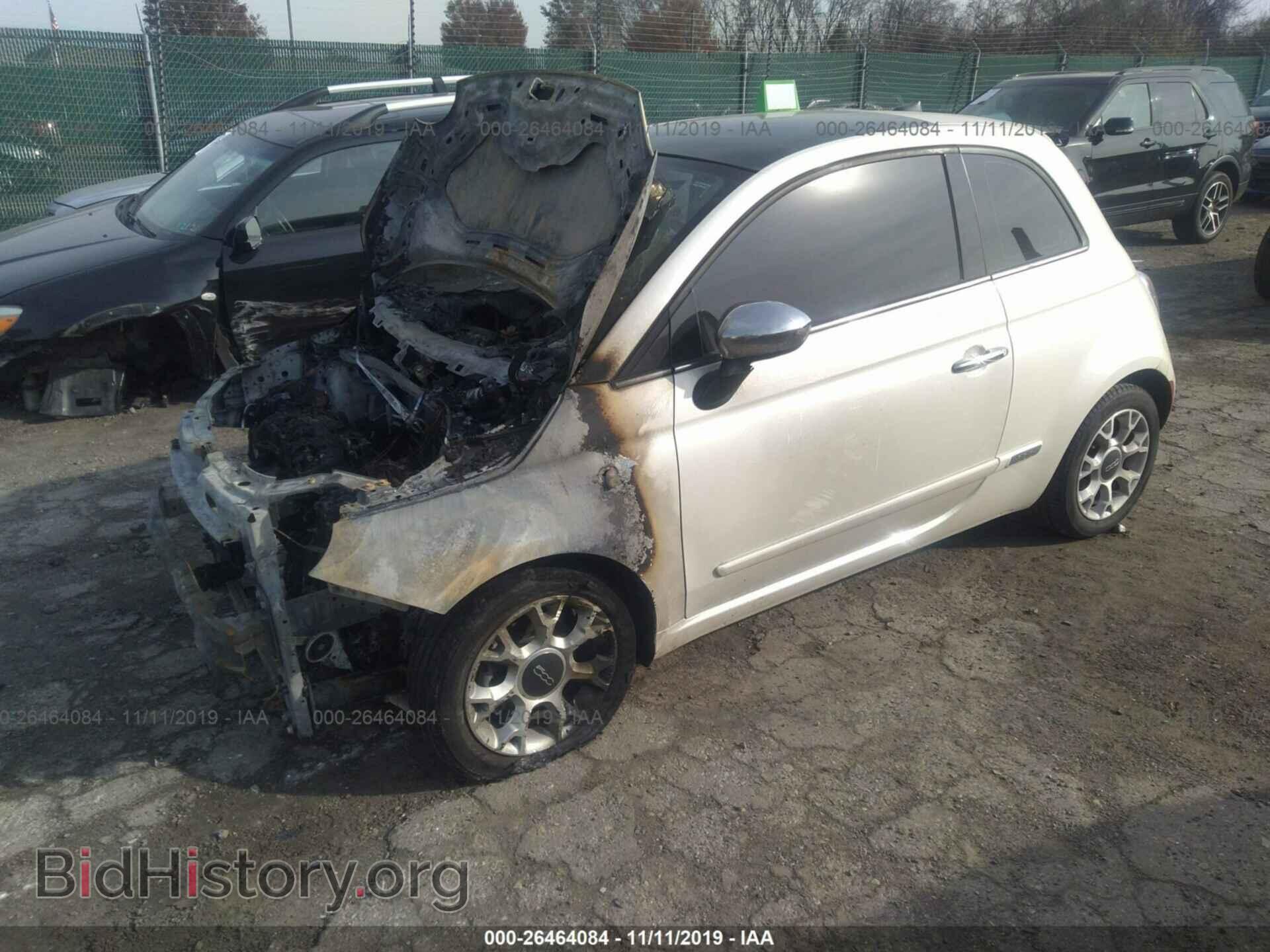 2017 Fiat 500 - VIN: 3C3CFFCR8HT661724 - Фото 2